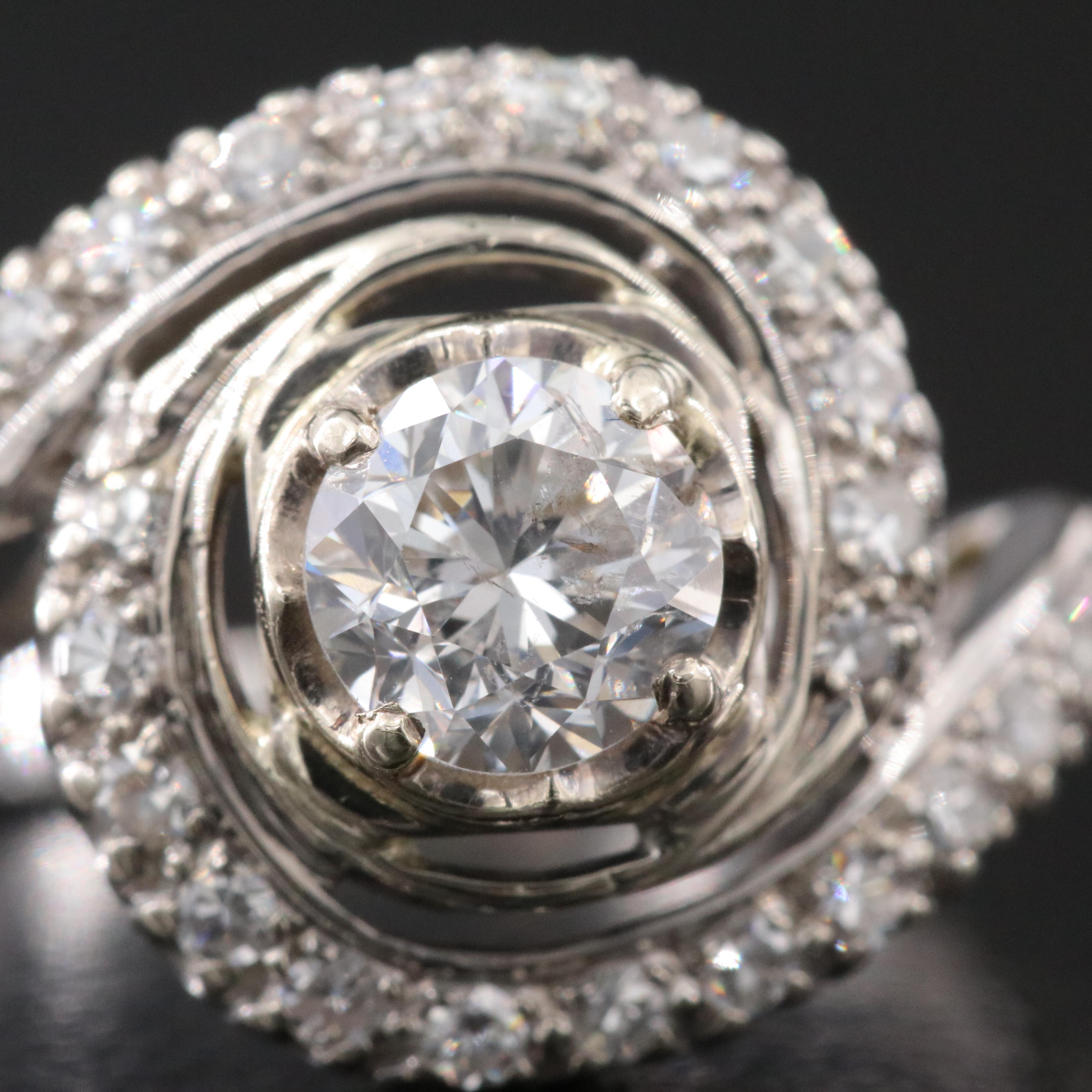 14K 0.98 CTW Diamond Ring