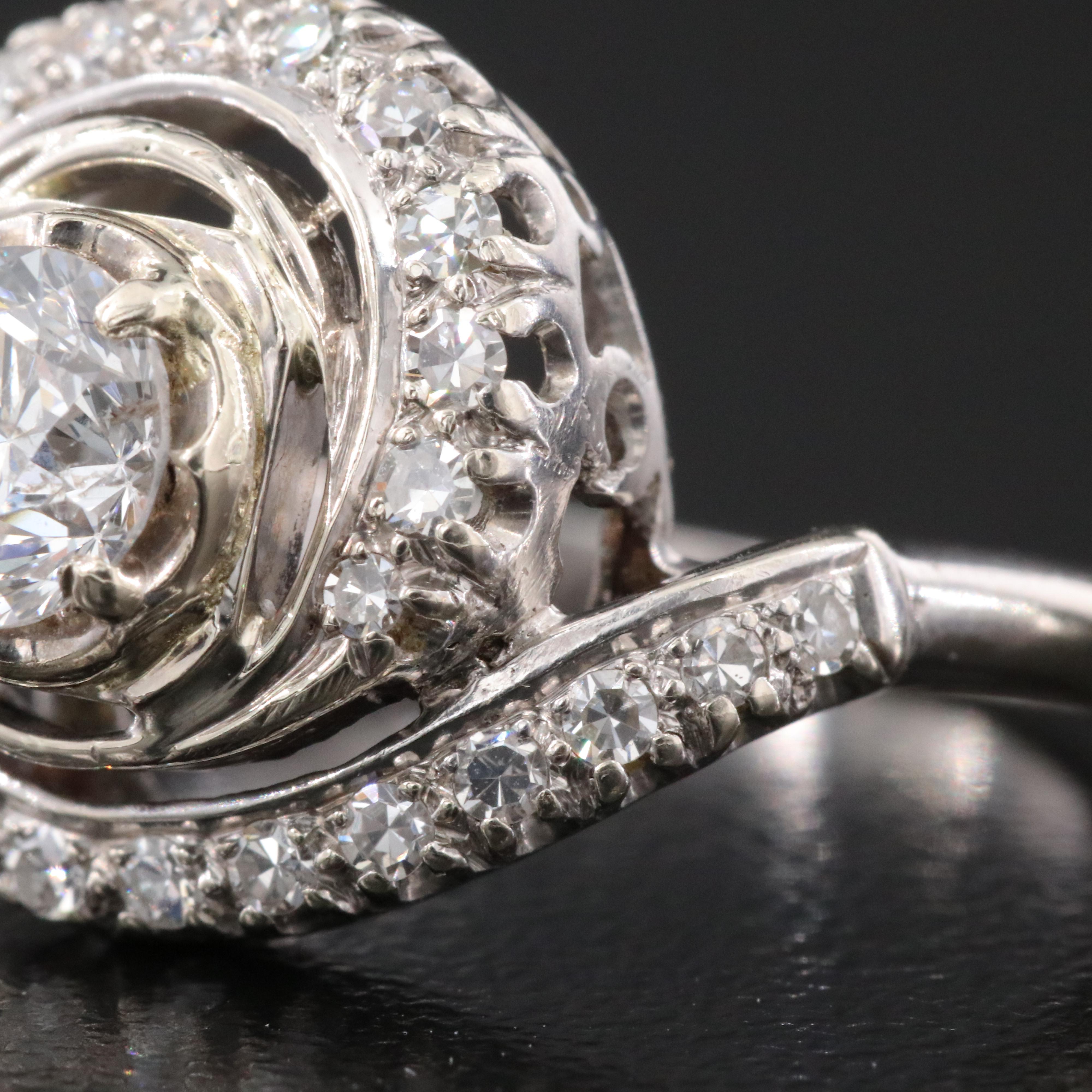 14K 0.98 CTW Diamond Ring