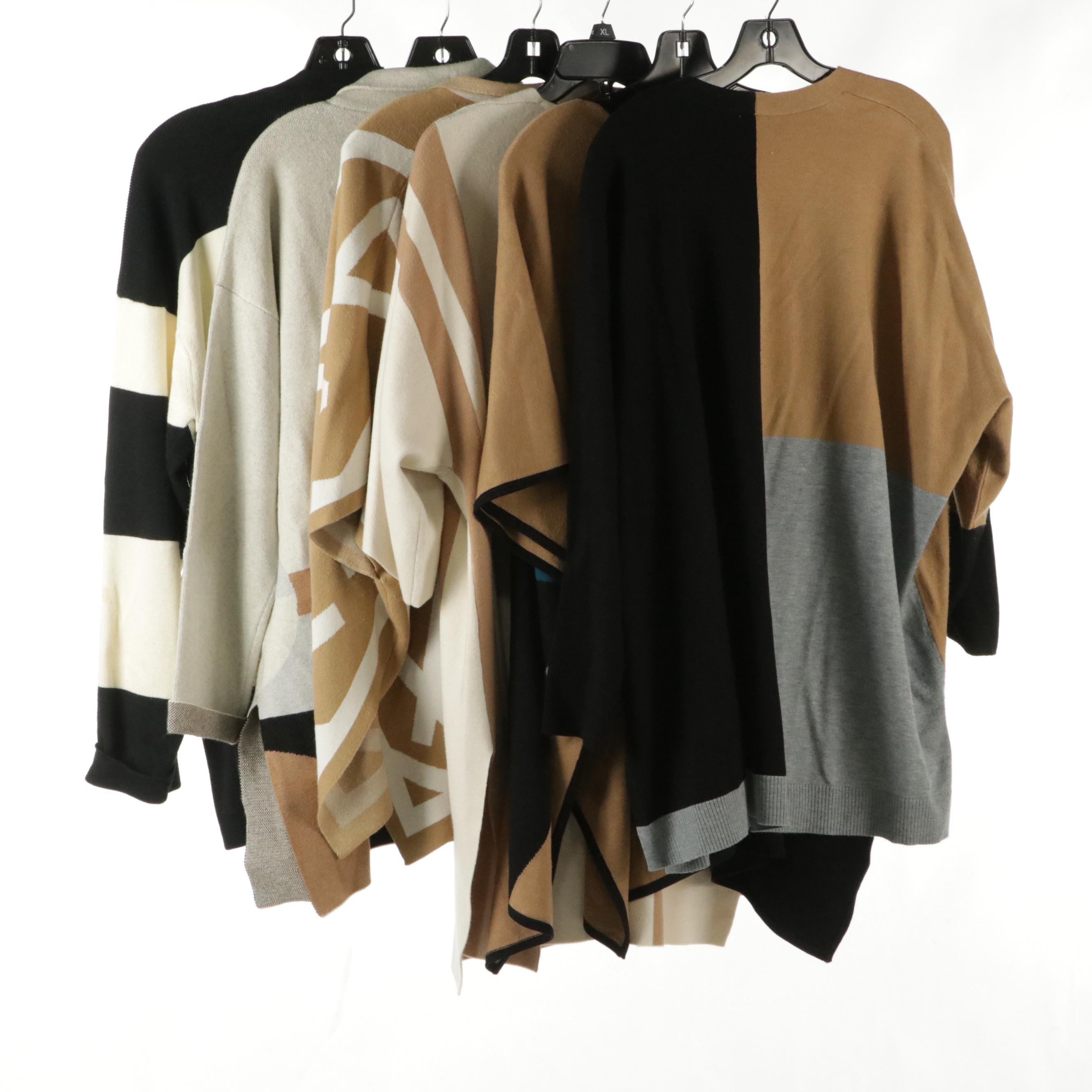 Jones New York Embroidered Cardigan with Chico's, and More Poncho Sweaters