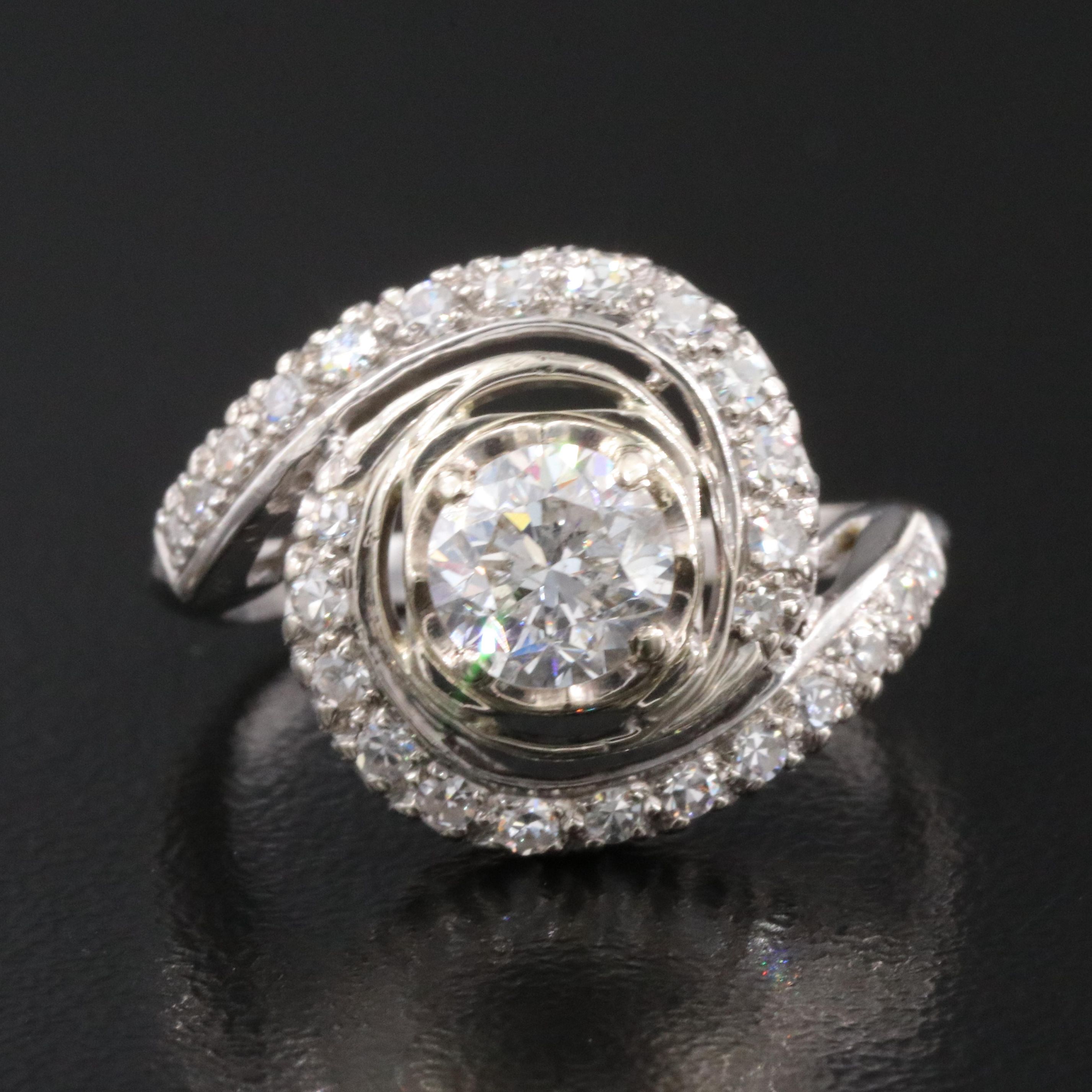 14K 0.98 CTW Diamond Ring