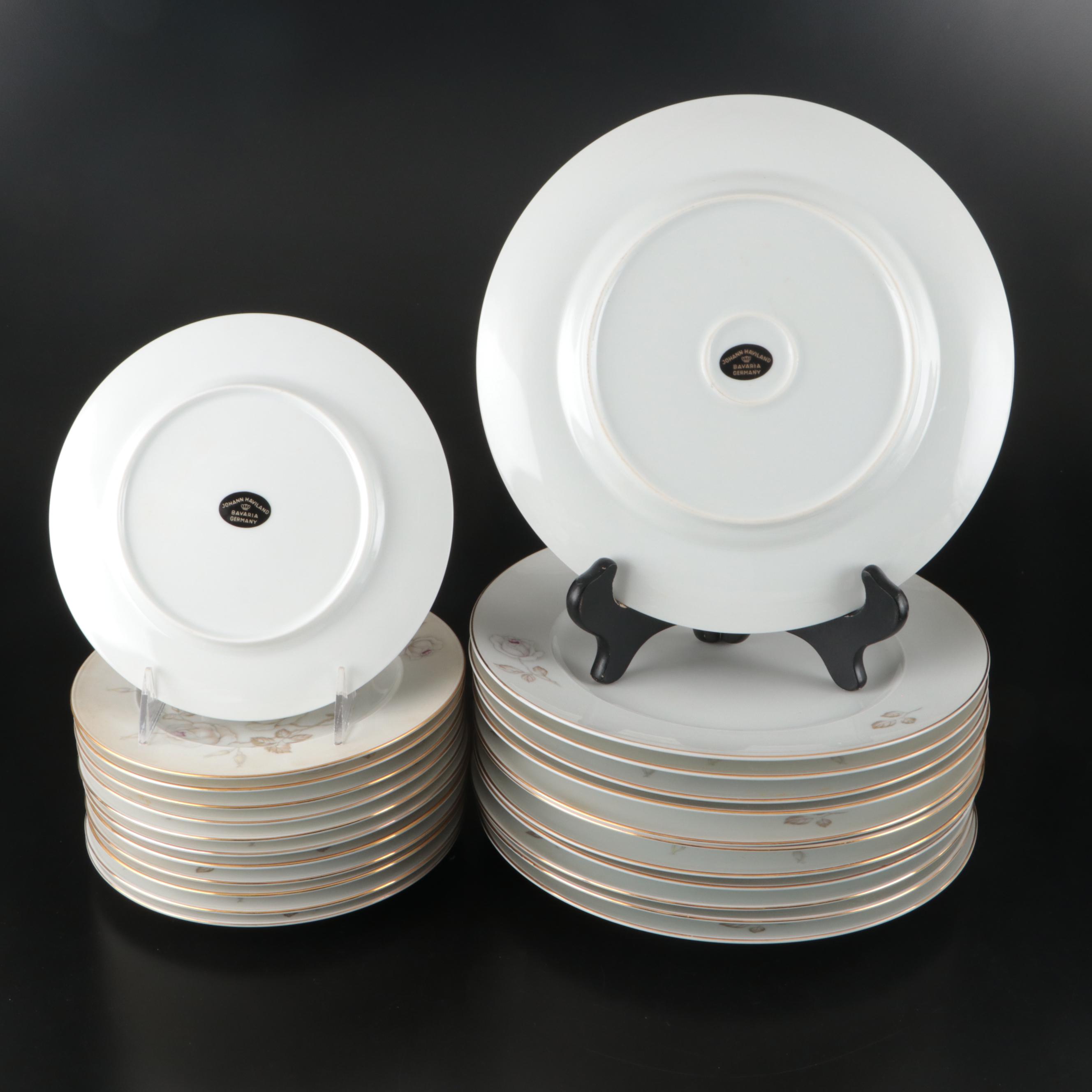 Johann Haviland "Sweetheart Rose" Porcelain Dinnerware