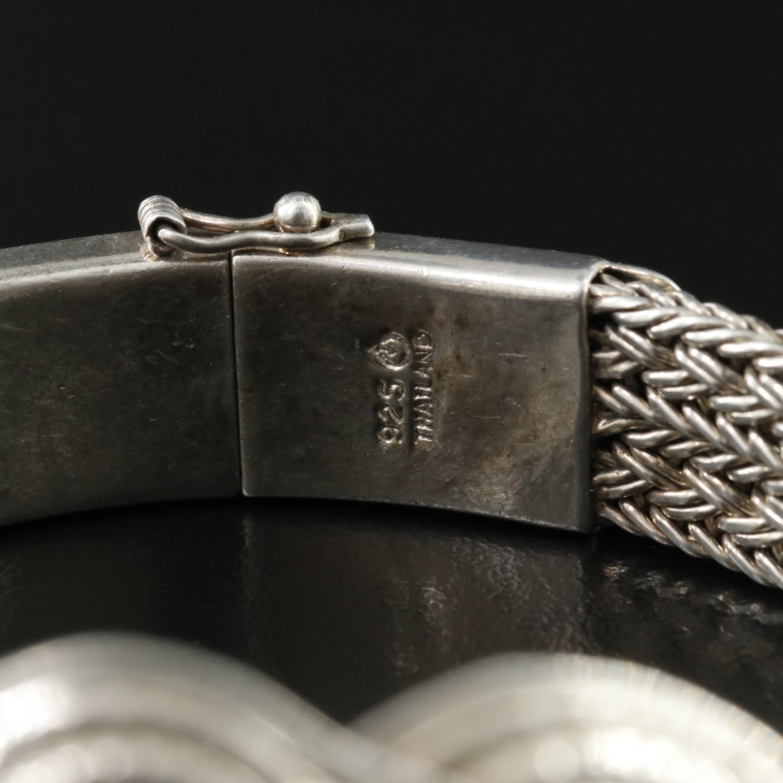 Thai Sterling Floral Bracelet