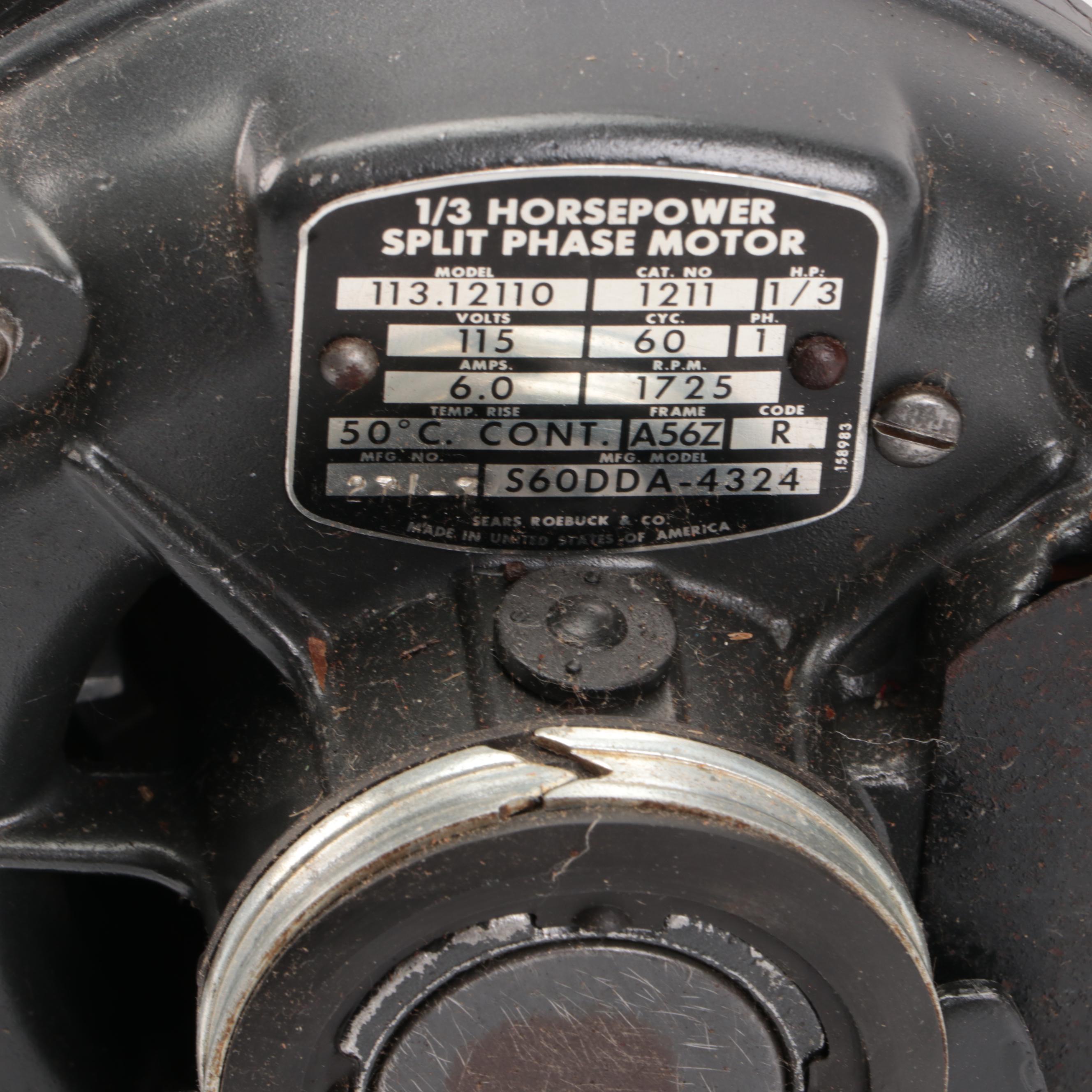 Eclipse Accerlating Motor, Craftsman General Purpose Motor, Single Block Pulley