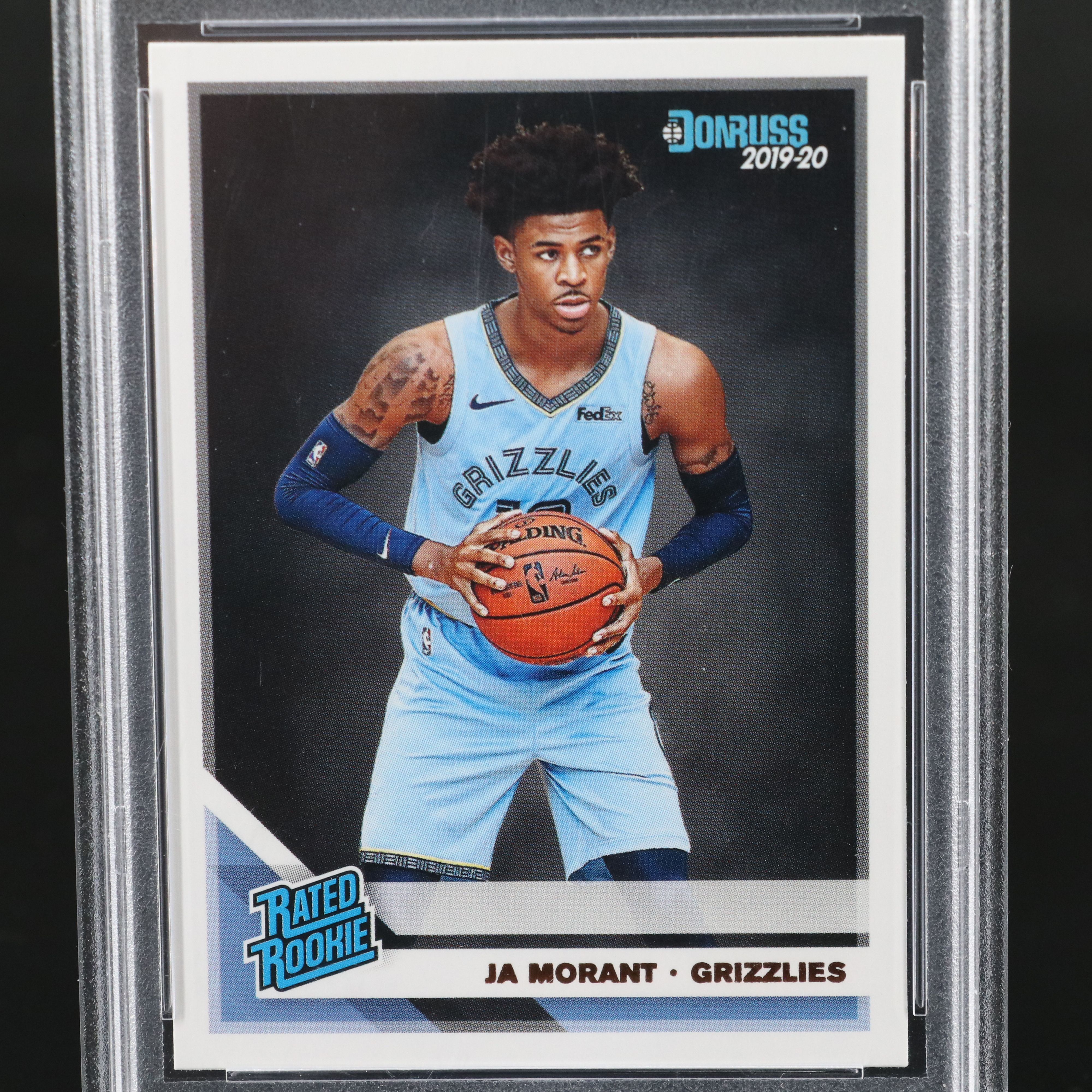 2019 Donruss Ja Morant Rated Rookie Card Graded PSA 10