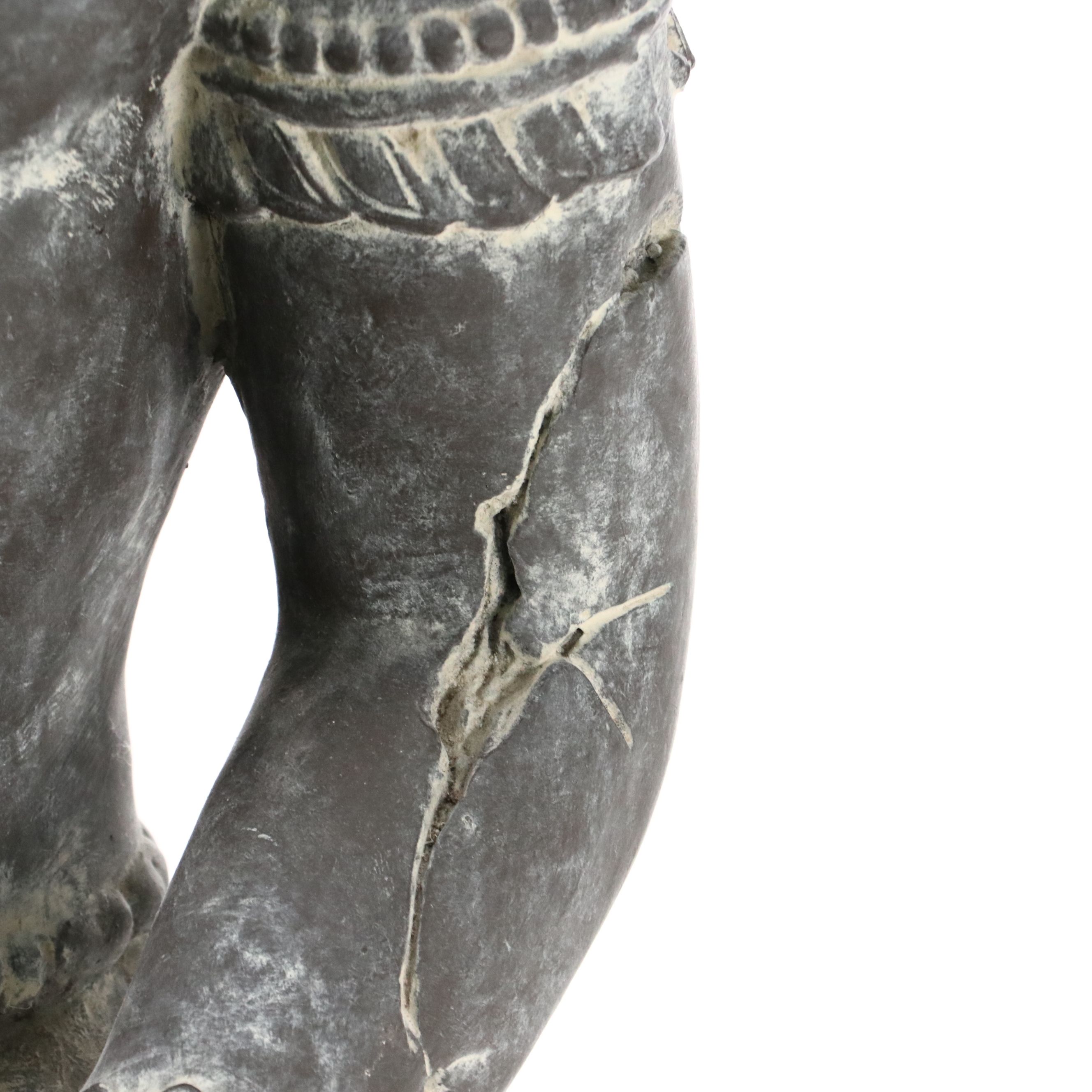 Seated Buddha Plaster Sculpture