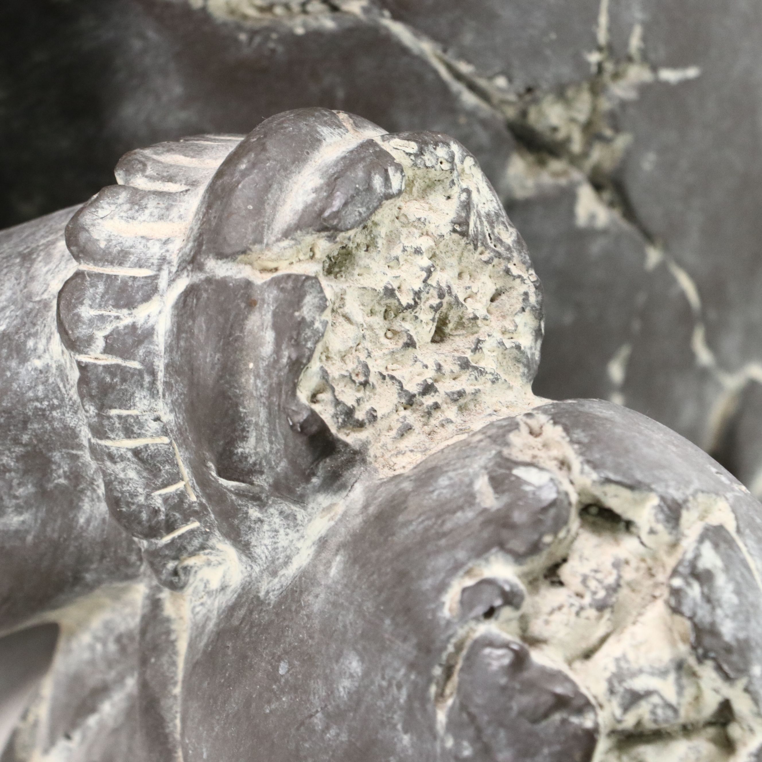 Seated Buddha Plaster Sculpture