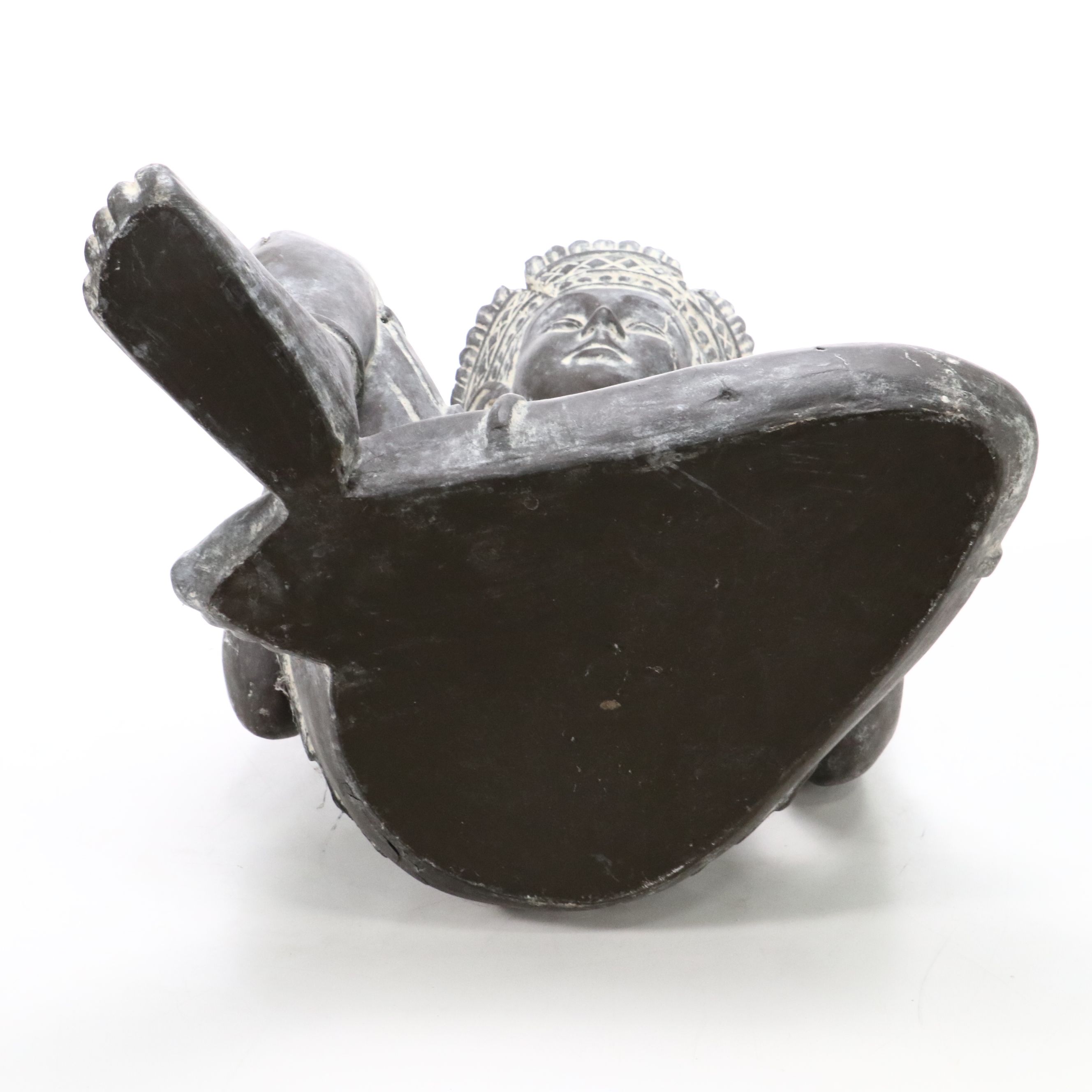 Seated Buddha Plaster Sculpture