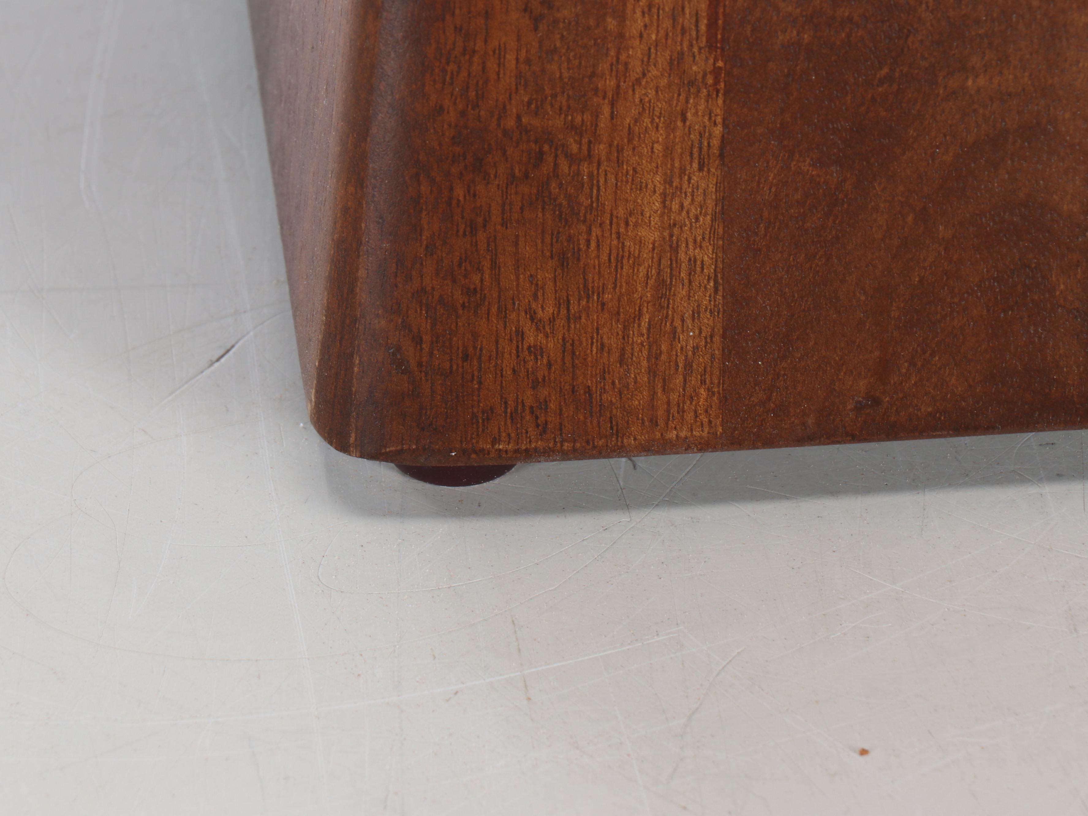 Contemporary Style Travertine Top Pedestal Table on Wooden Base