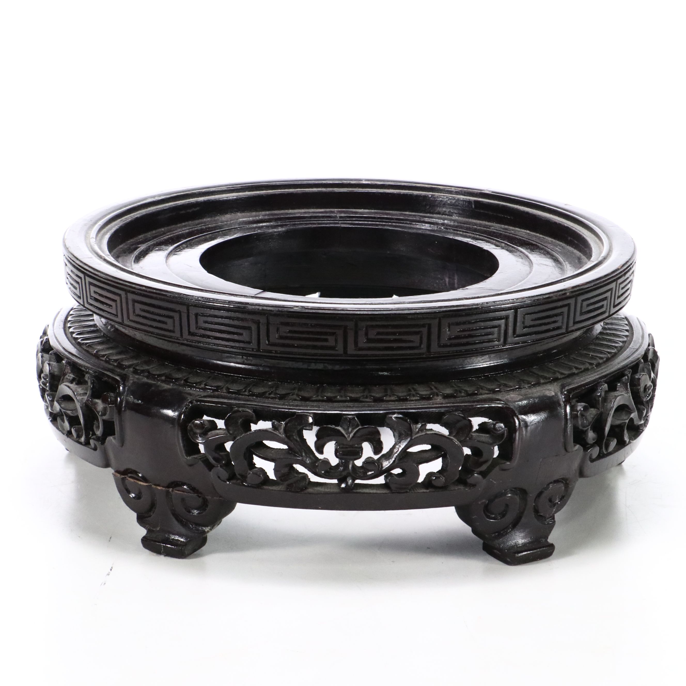 Chinese Cloisonné Enamel Brass Floor Vase