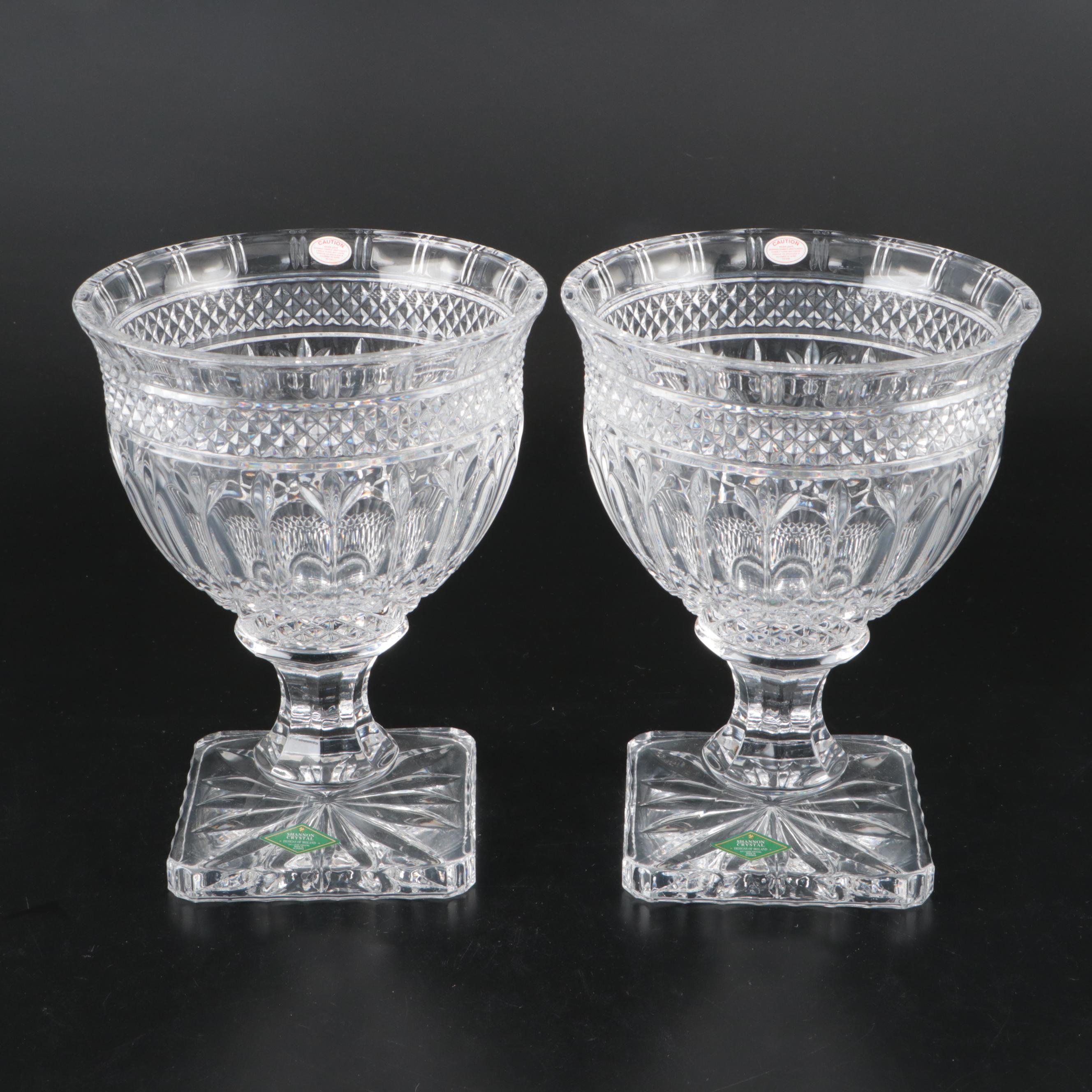 Cristal D'Arques "Carthage" Crystal Pitcher with Other Crystal Candle Holders