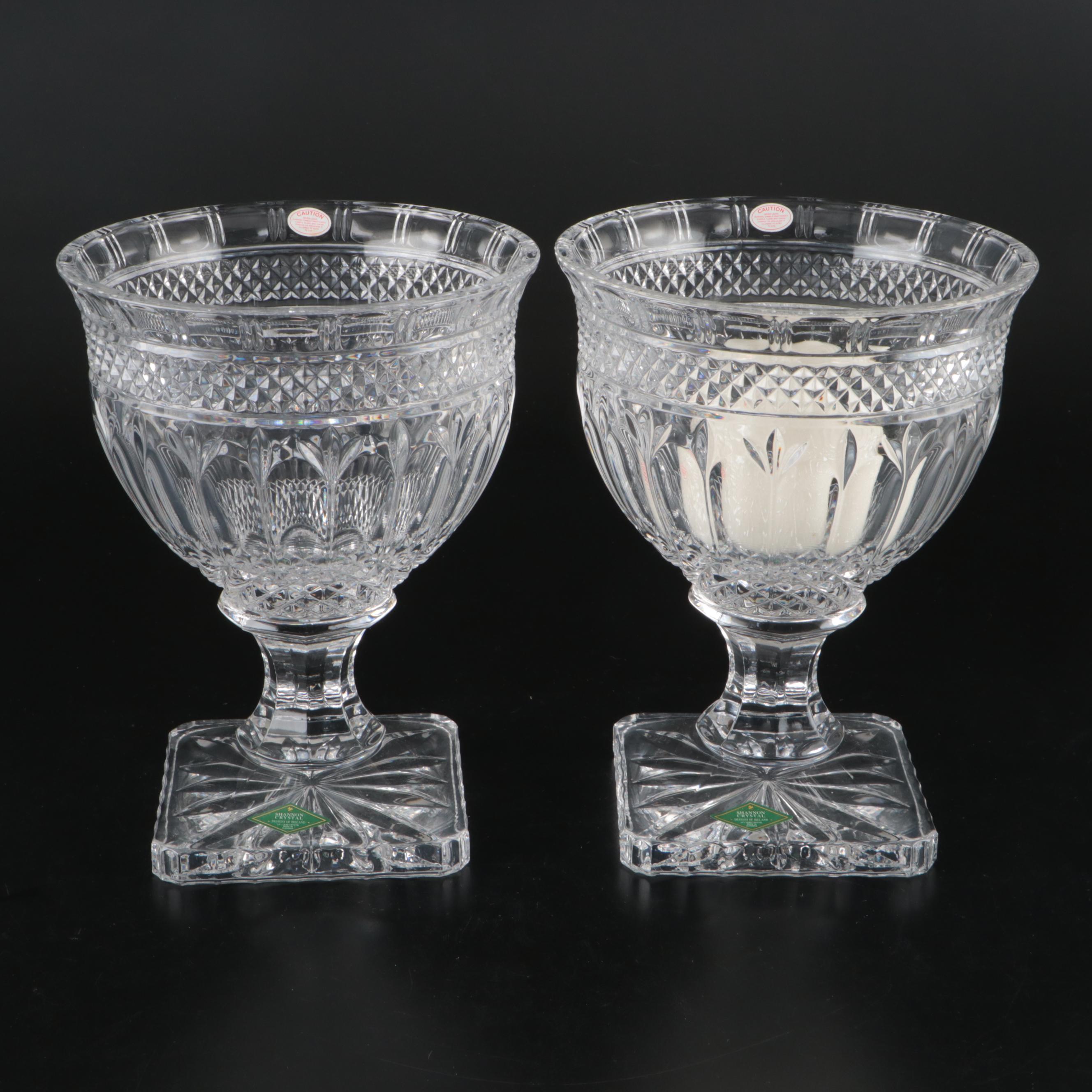 Cristal D'Arques "Carthage" Crystal Pitcher with Other Crystal Candle Holders