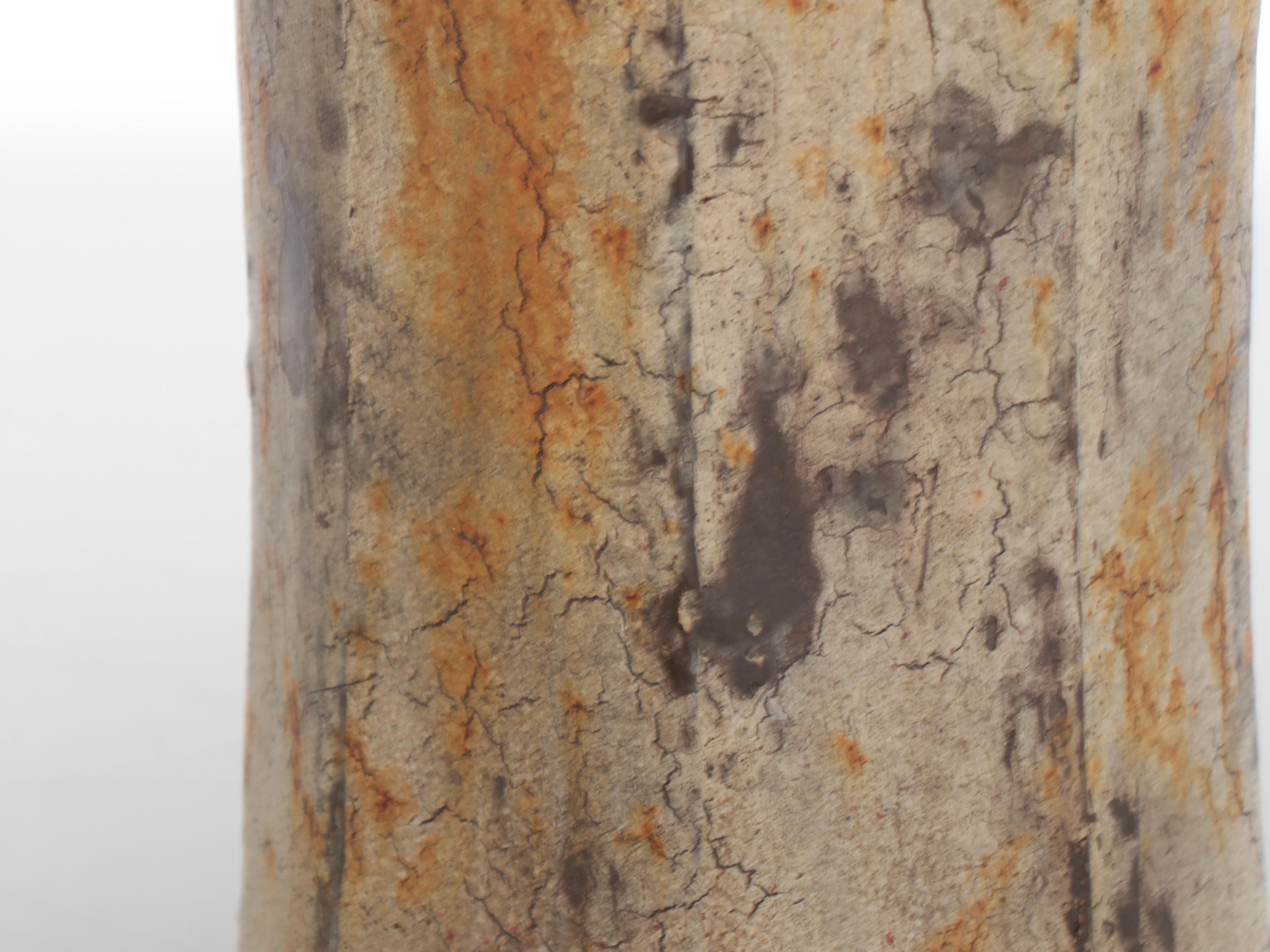 Pair of Polychrome Decorated Metal Toadstool Garden Seats