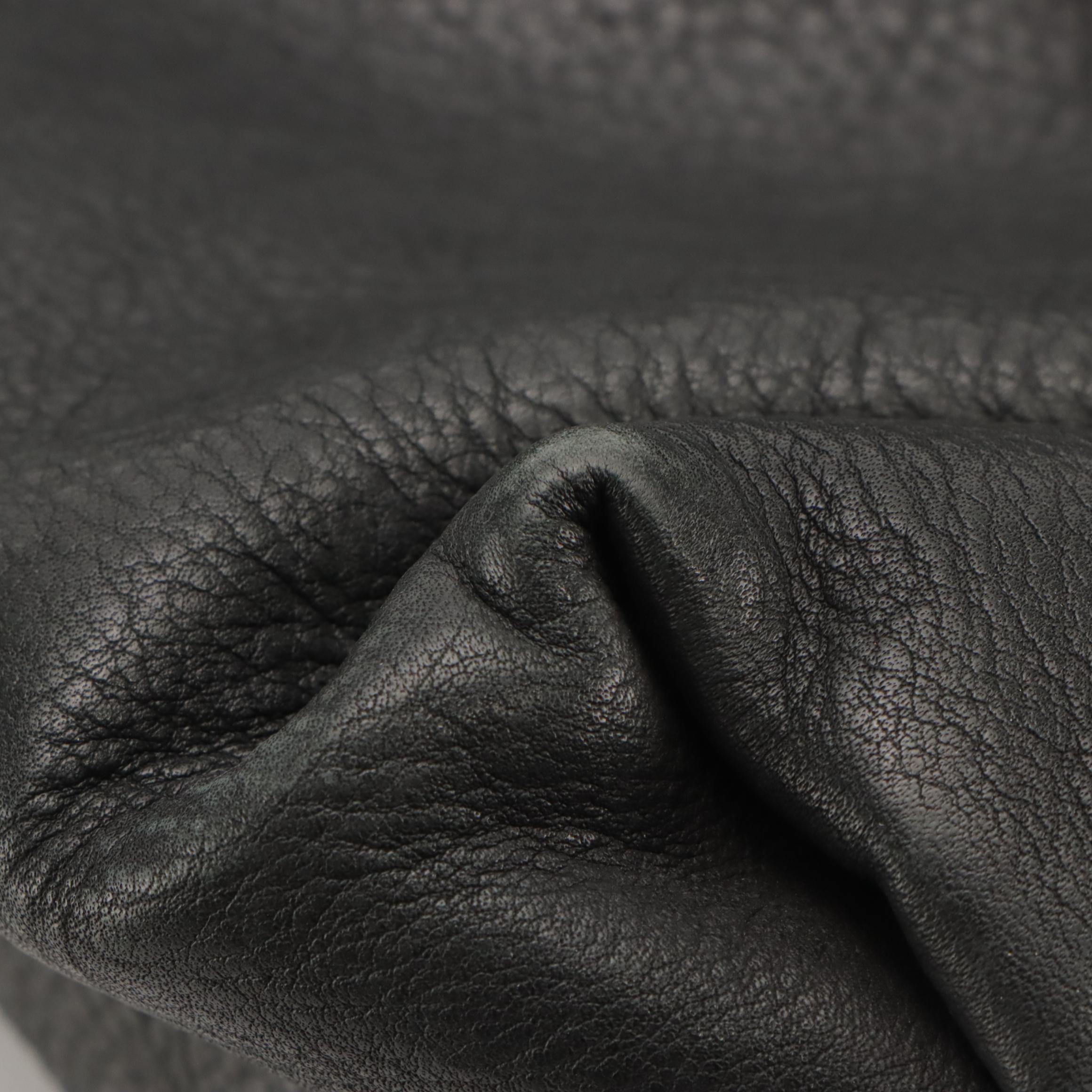 Lanvin Kentucky Tote Bag in Black Grained Leather