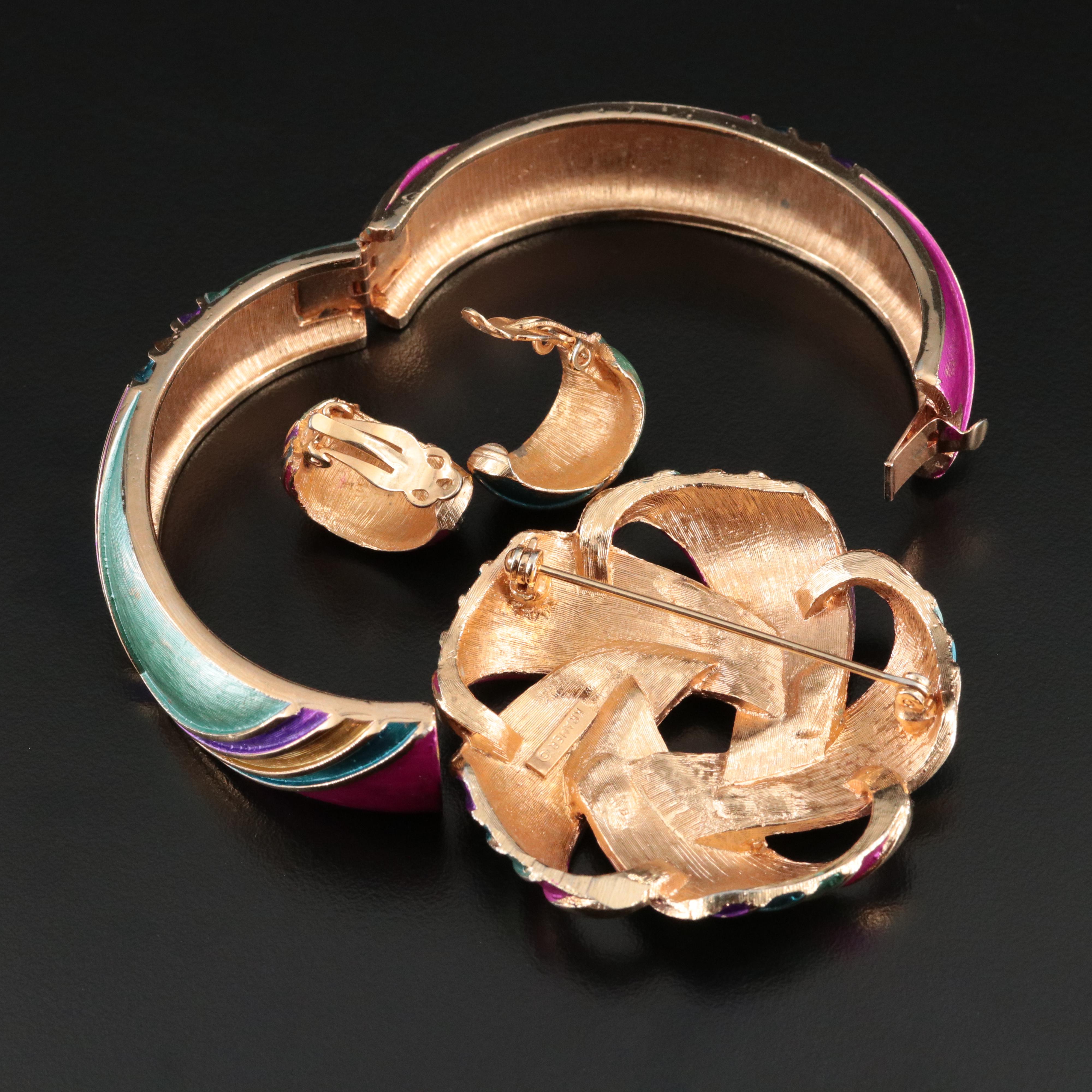 Vintage Kramer Enamel Jewelry Collection