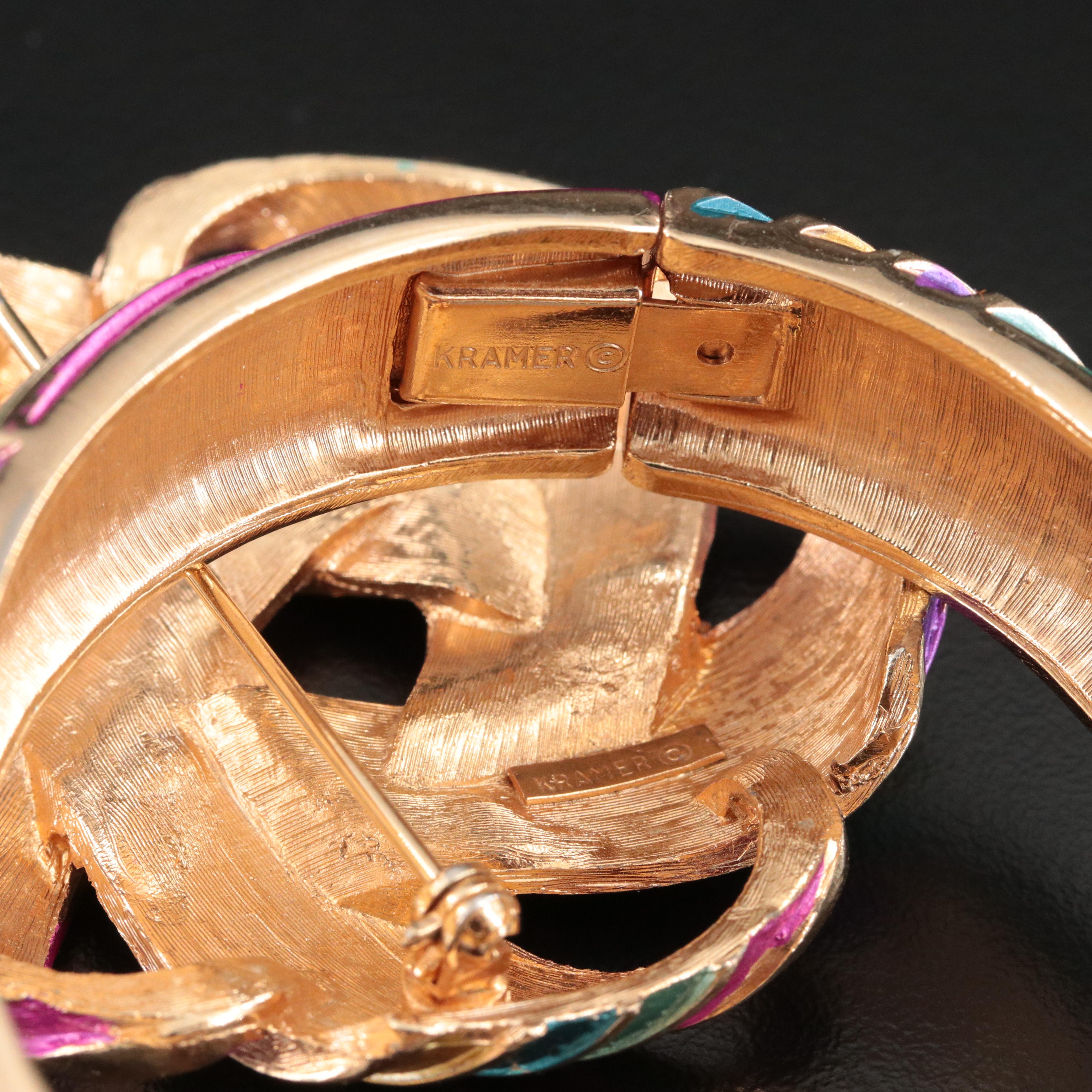 Vintage Kramer Enamel Jewelry Collection