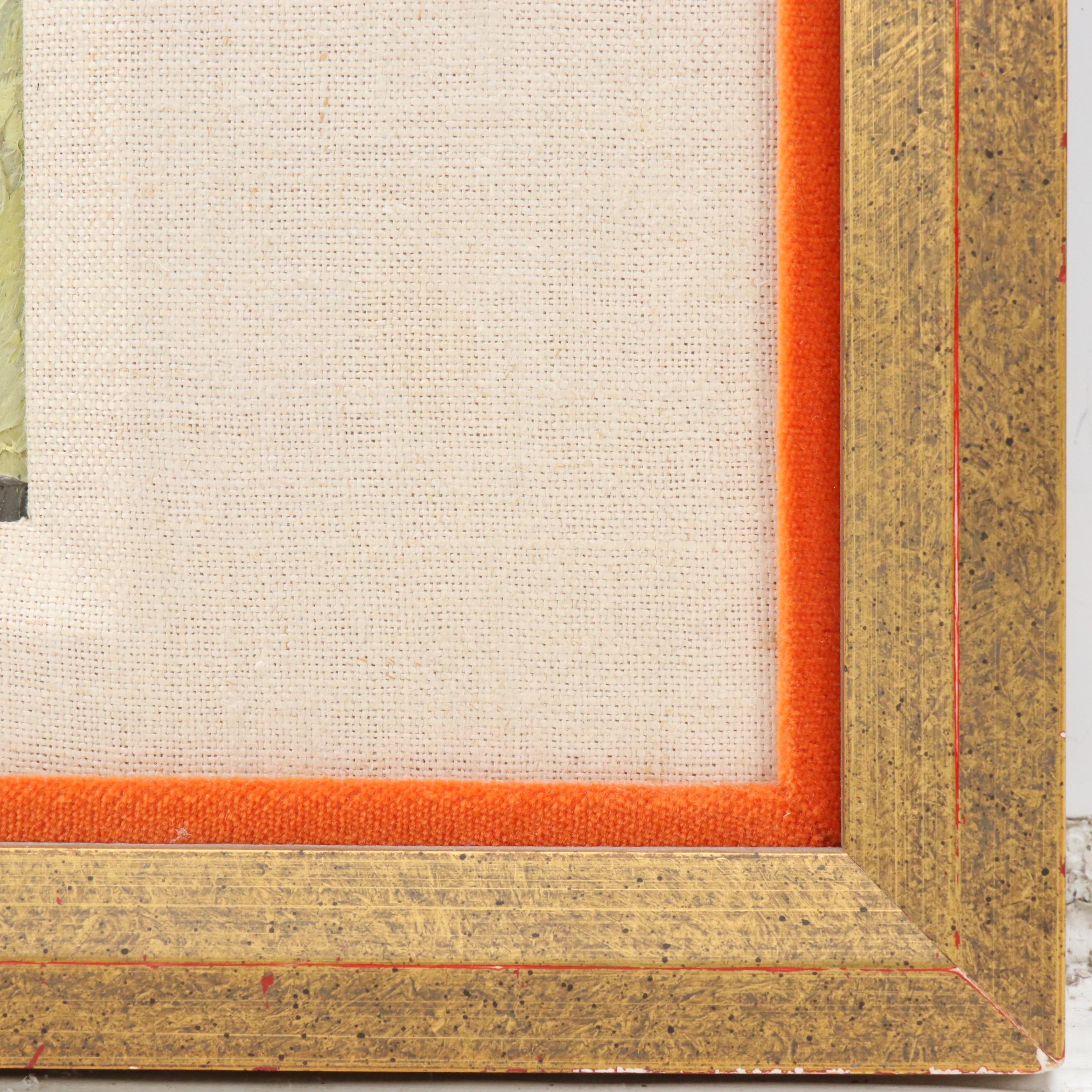 Impasto Oil Painting of Street Scene