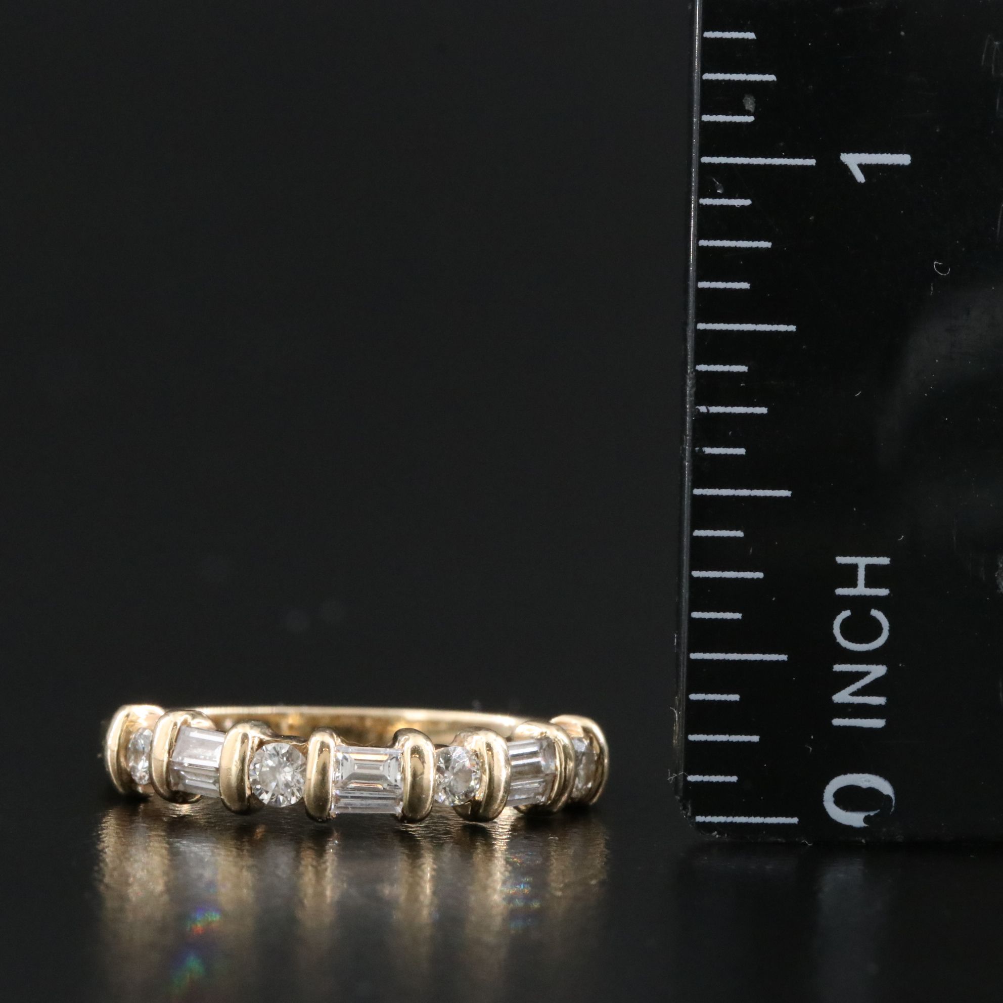 14K 0.33 CTW Diamond Band Ring