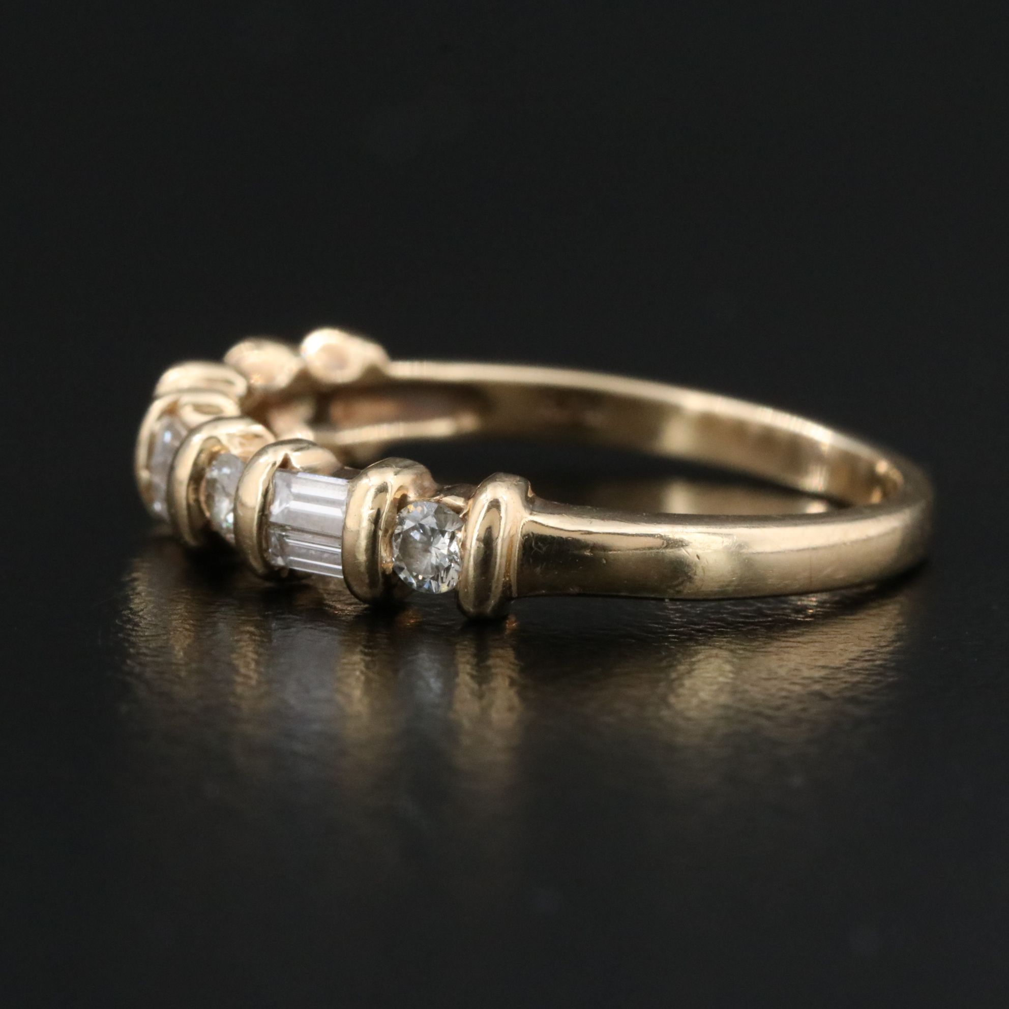 14K 0.33 CTW Diamond Band Ring