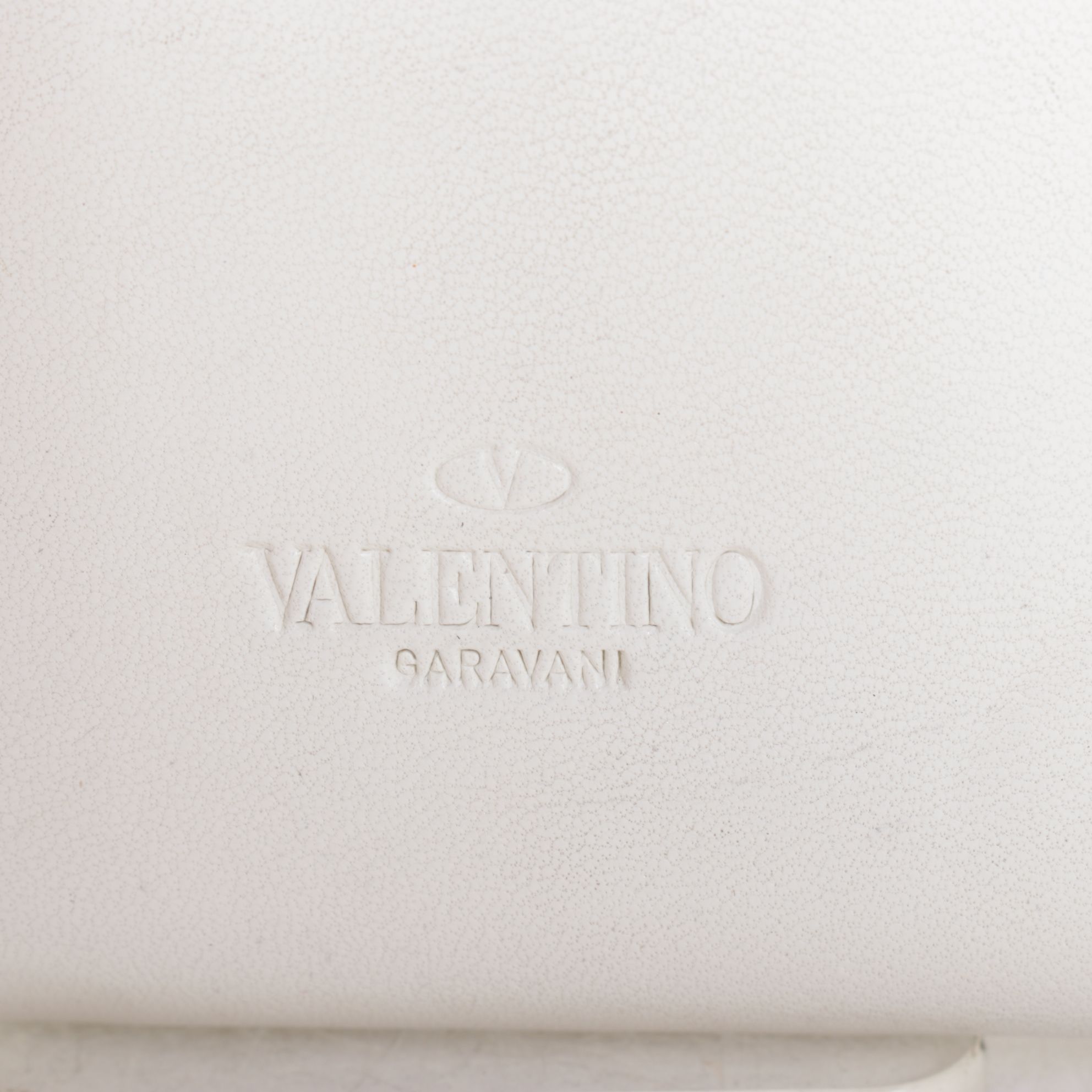 Valentino Garavani White Leather Wallet with Patricia Nash "Maple Leaves" Tote