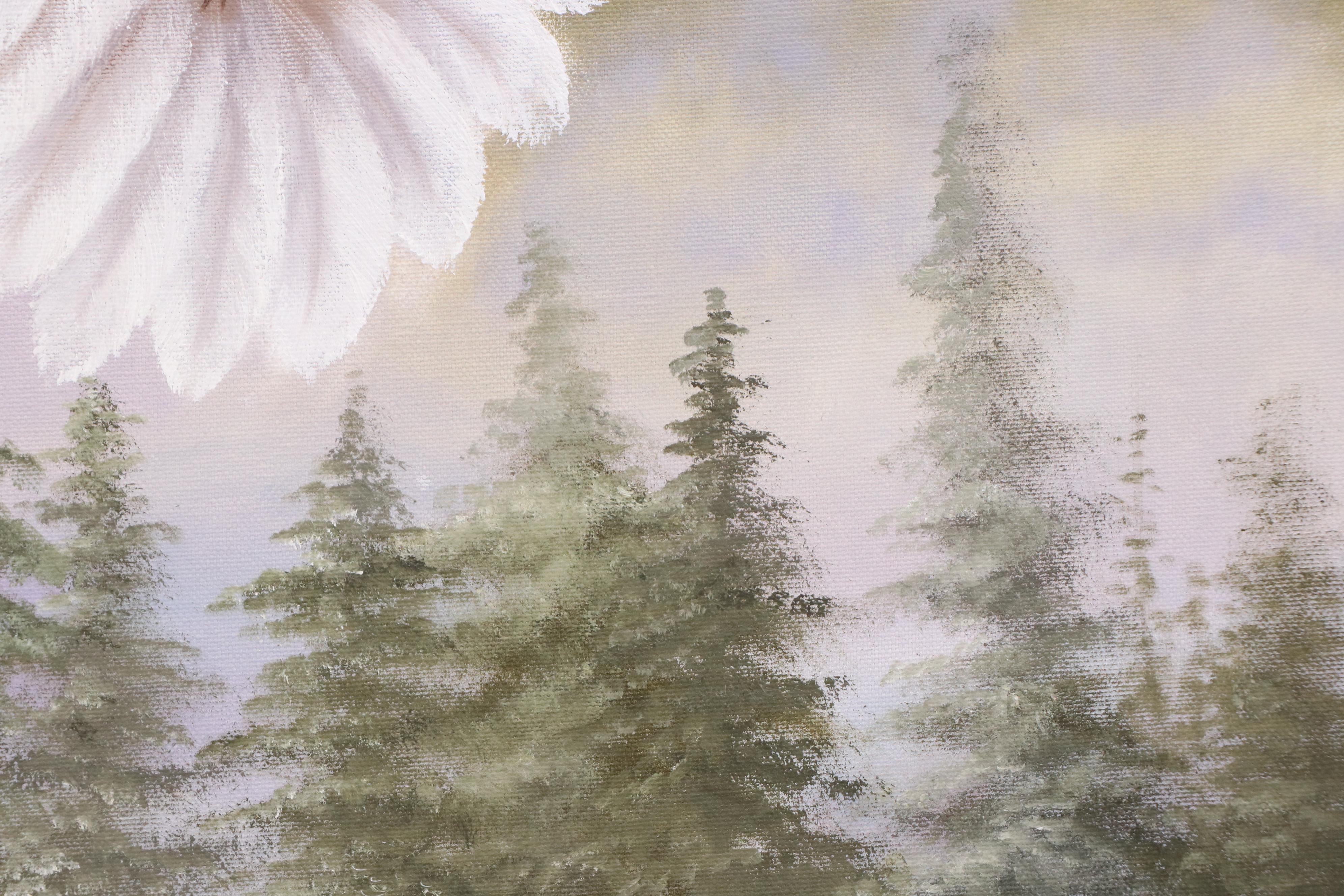 Katy Hooper Acrylic Painting of Bald Eagle