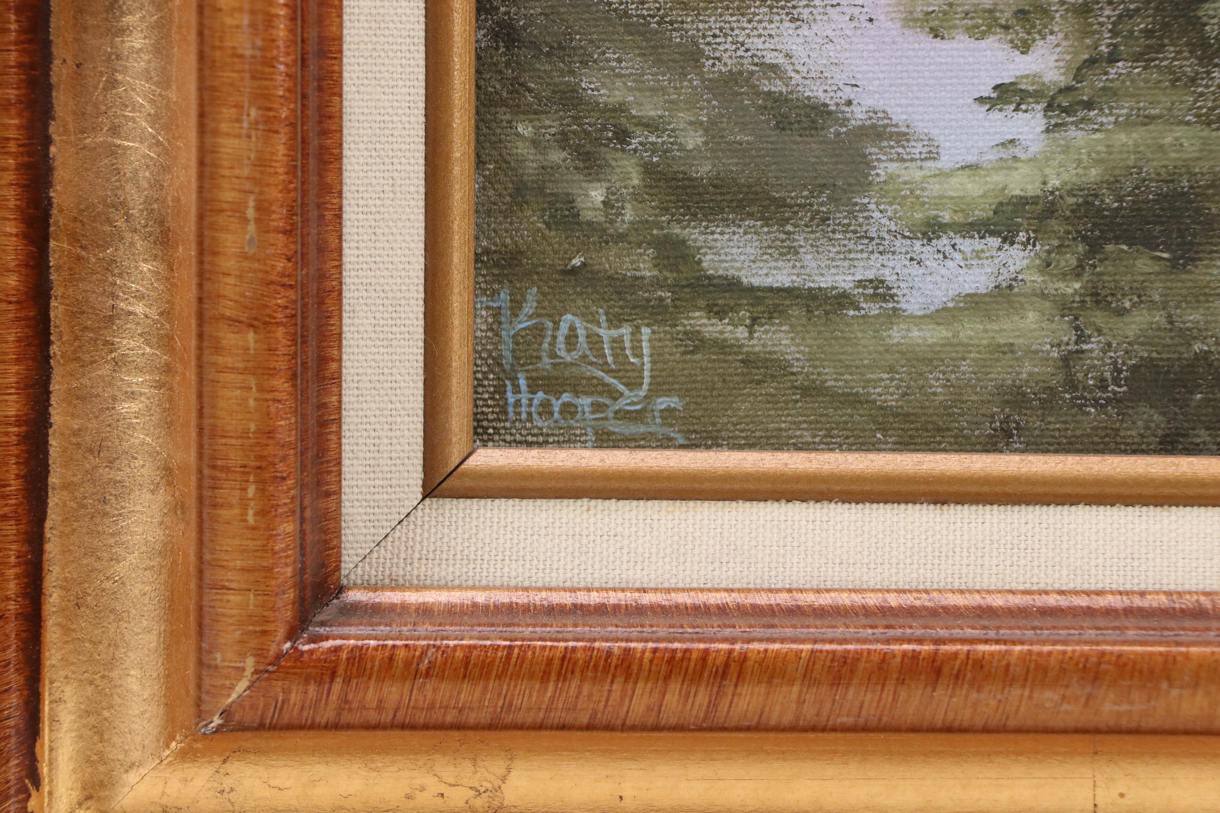 Katy Hooper Acrylic Painting of Bald Eagle