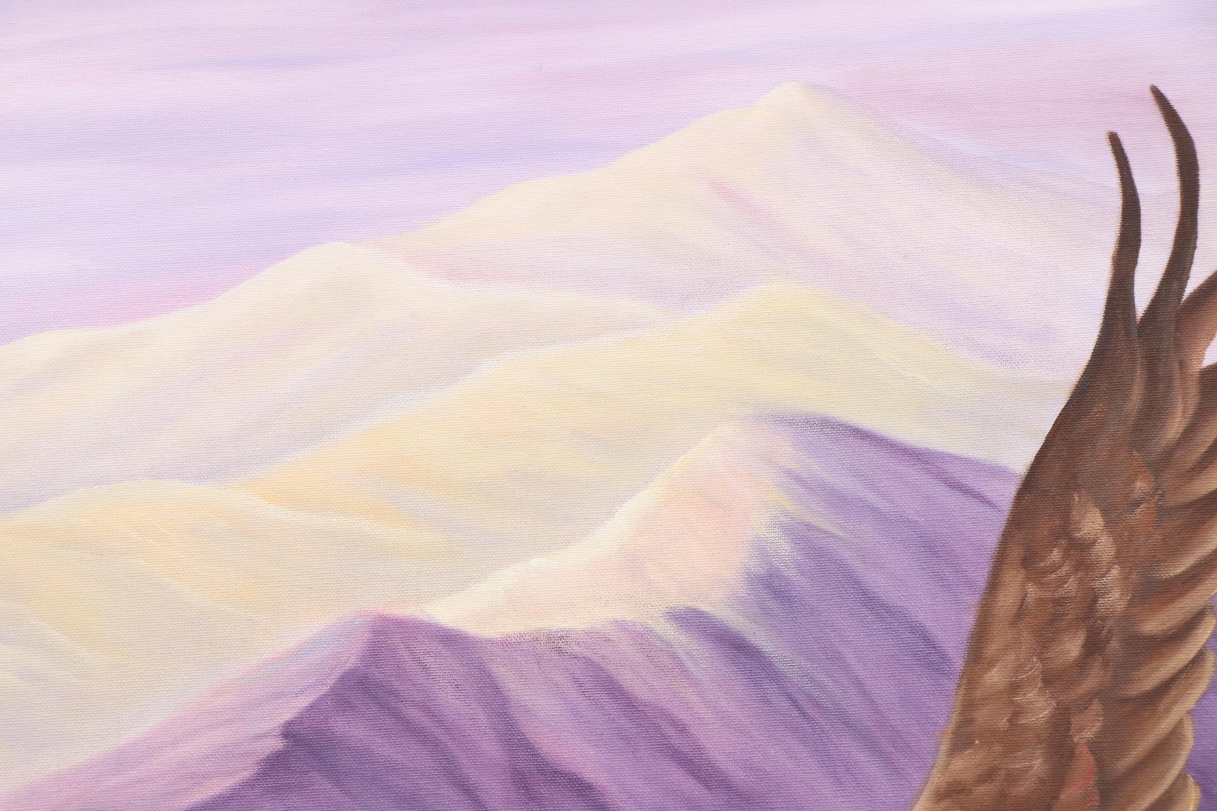 Katy Hooper Acrylic Painting of Bald Eagle