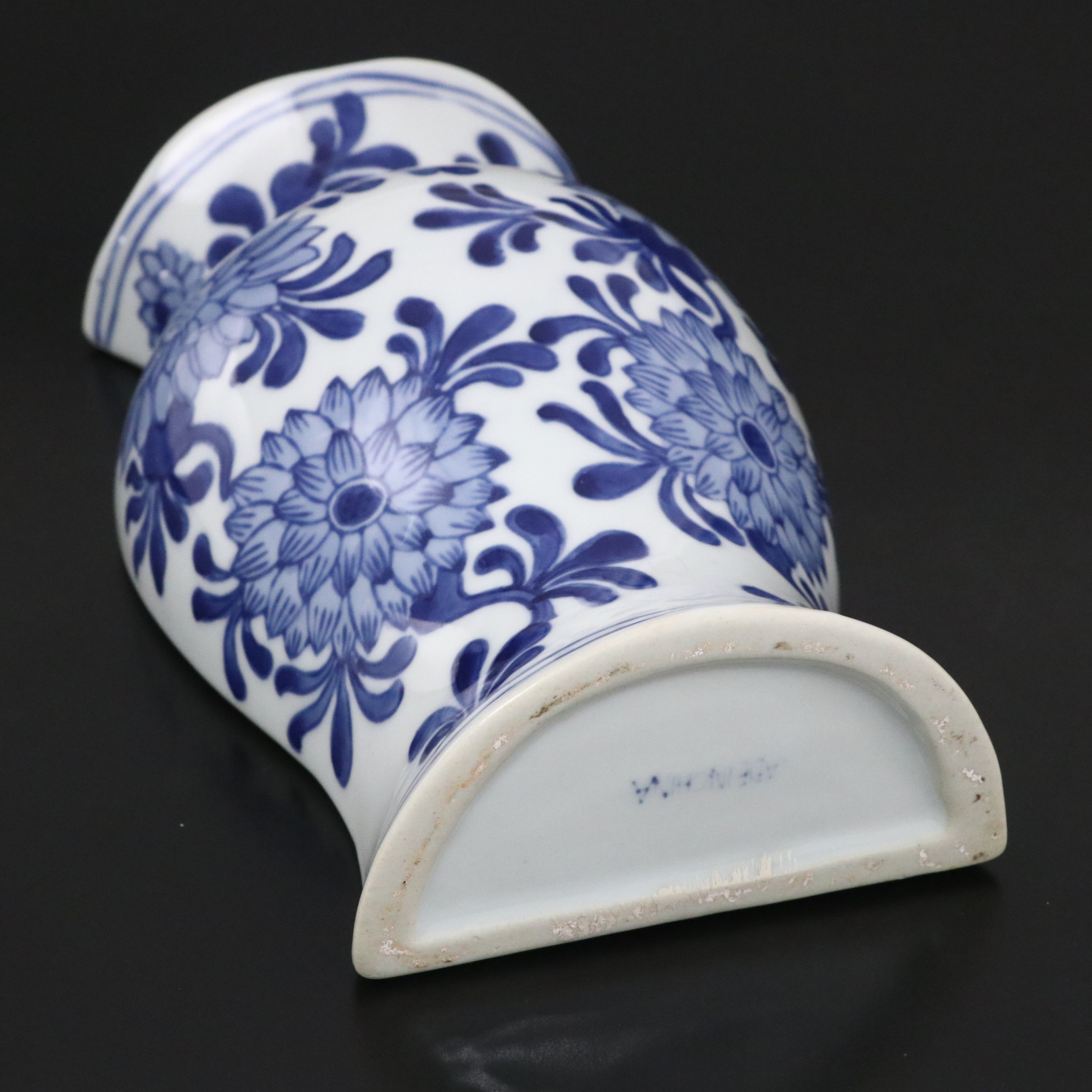 Hand-Painted Hungarian Lidded Vessel with Chinoiserie Vase Wall Pocket and Dish