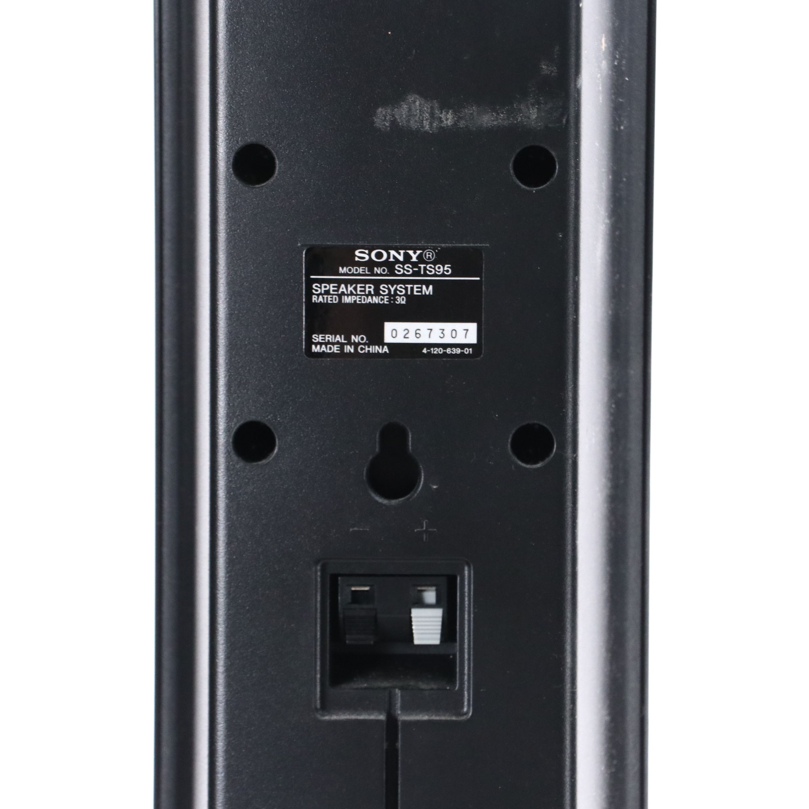 Sony Standing Speakers and Subwoofer with Sony Surround Amplifier