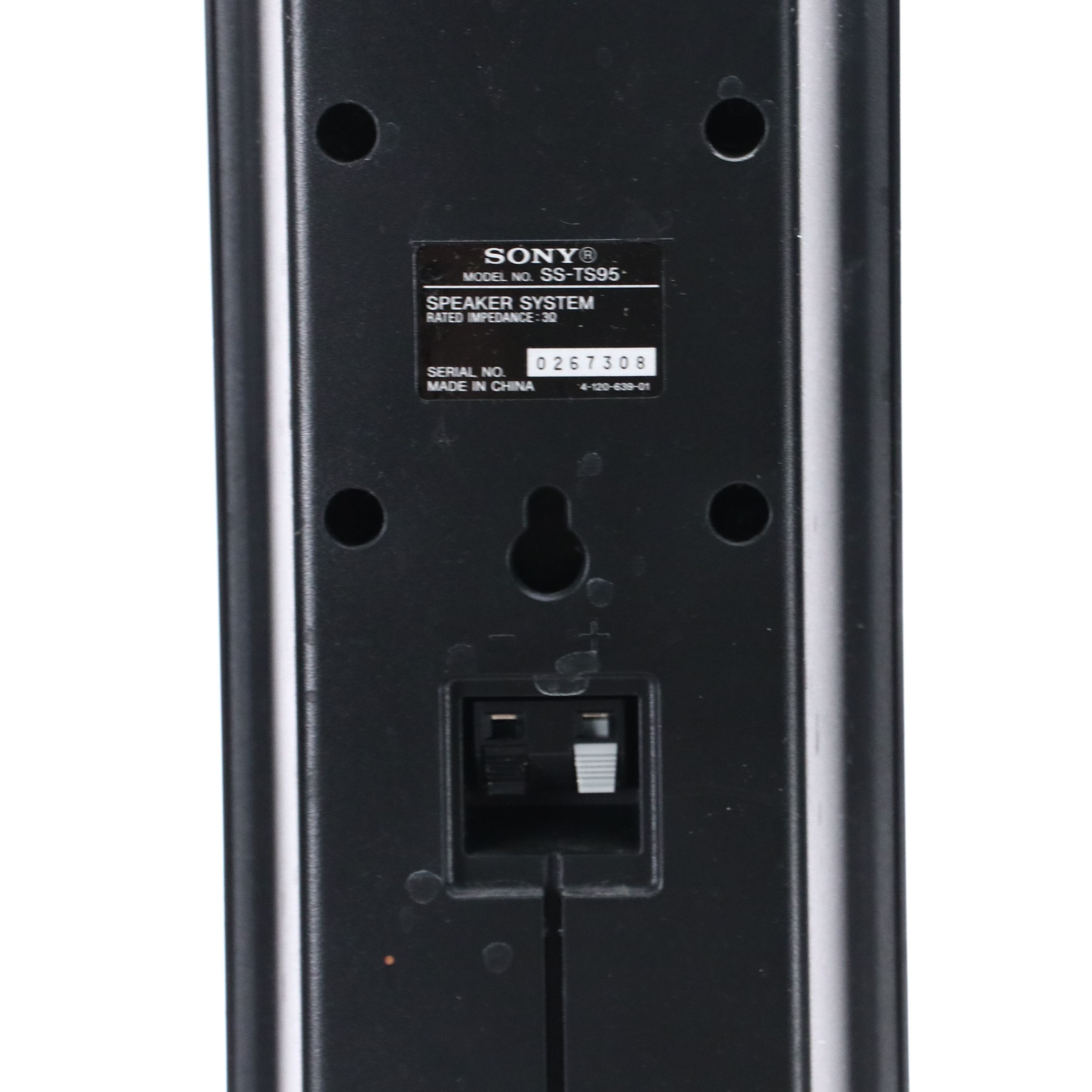 Sony Standing Speakers and Subwoofer with Sony Surround Amplifier