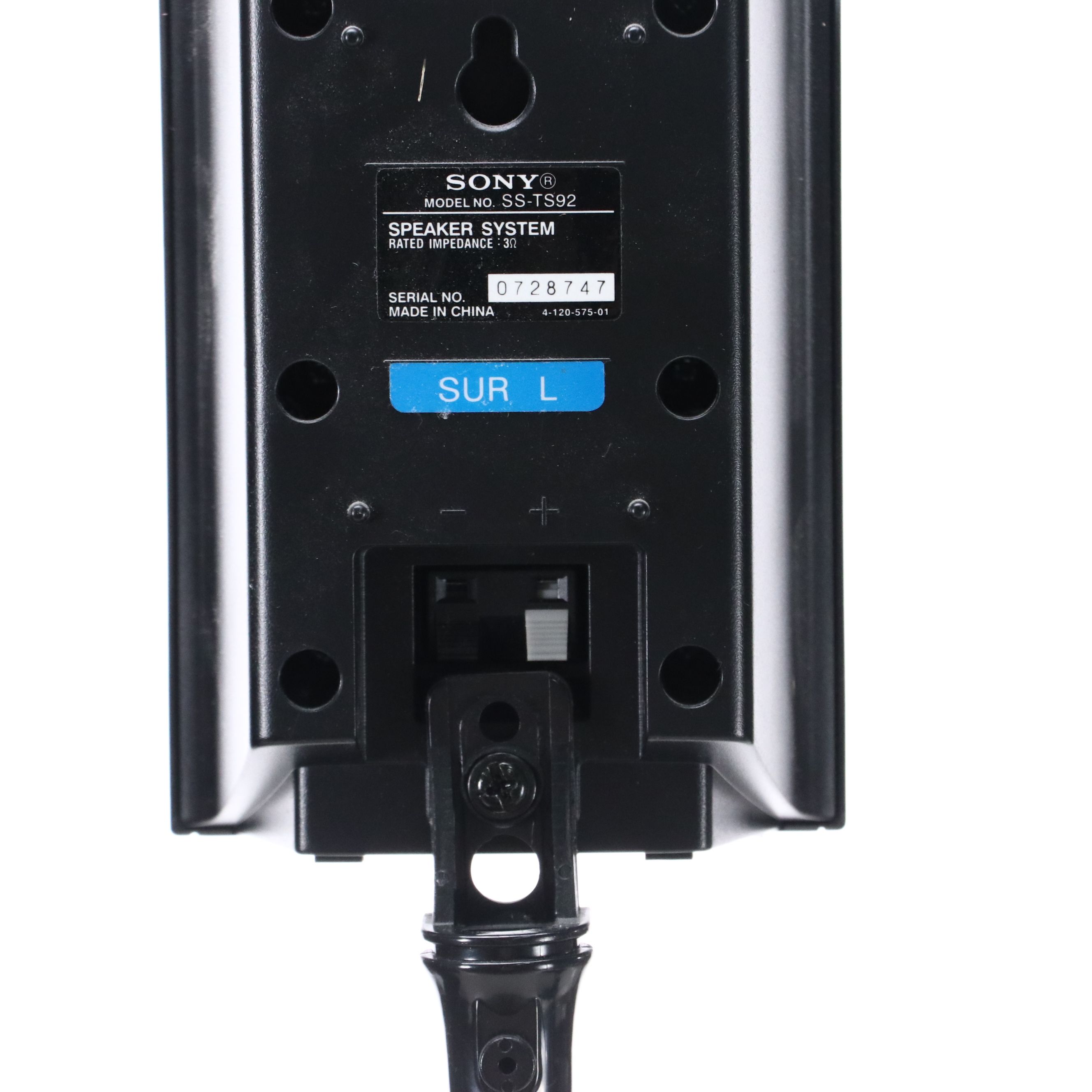 Sony Standing Speakers and Subwoofer with Sony Surround Amplifier