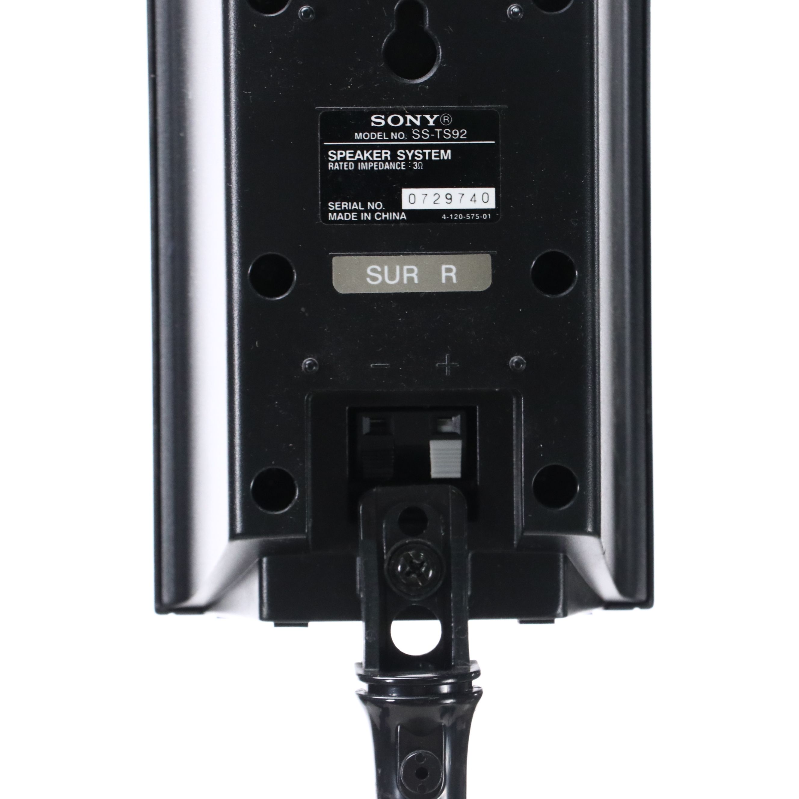 Sony Standing Speakers and Subwoofer with Sony Surround Amplifier