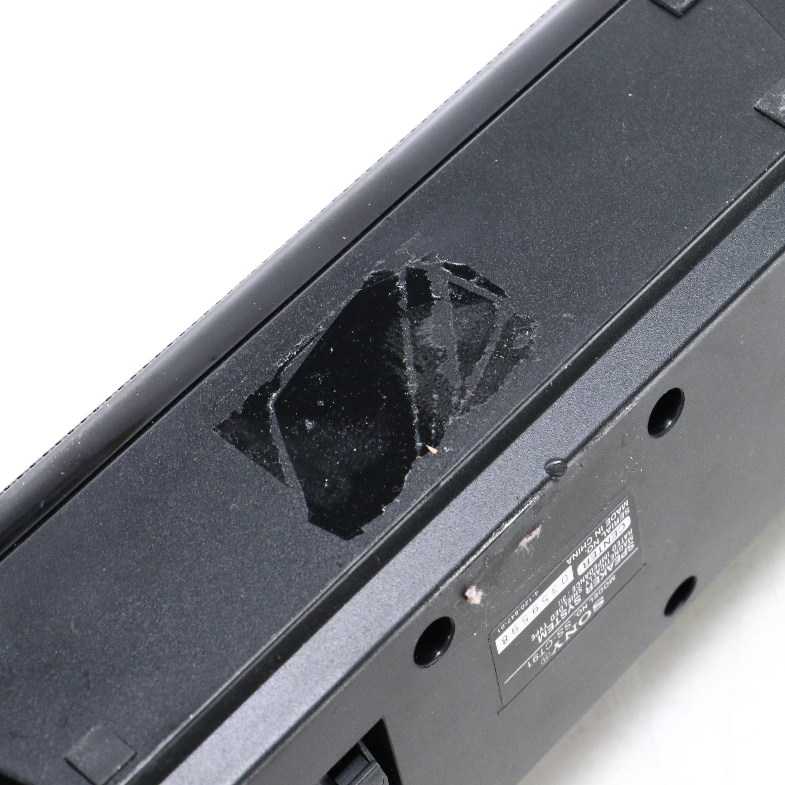 Sony Standing Speakers and Subwoofer with Sony Surround Amplifier