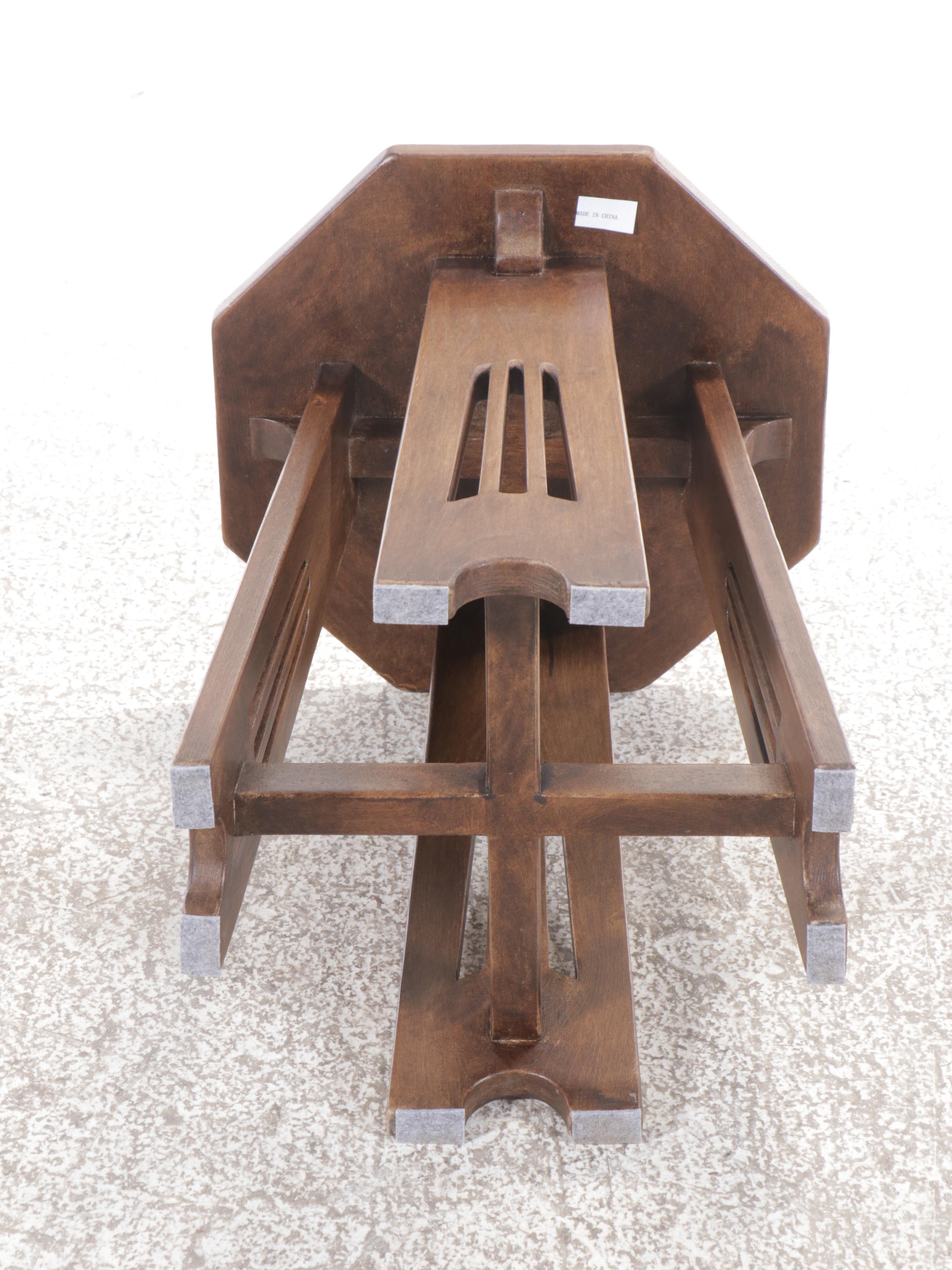 Pair of Arts and Crafts Style Accent Tables