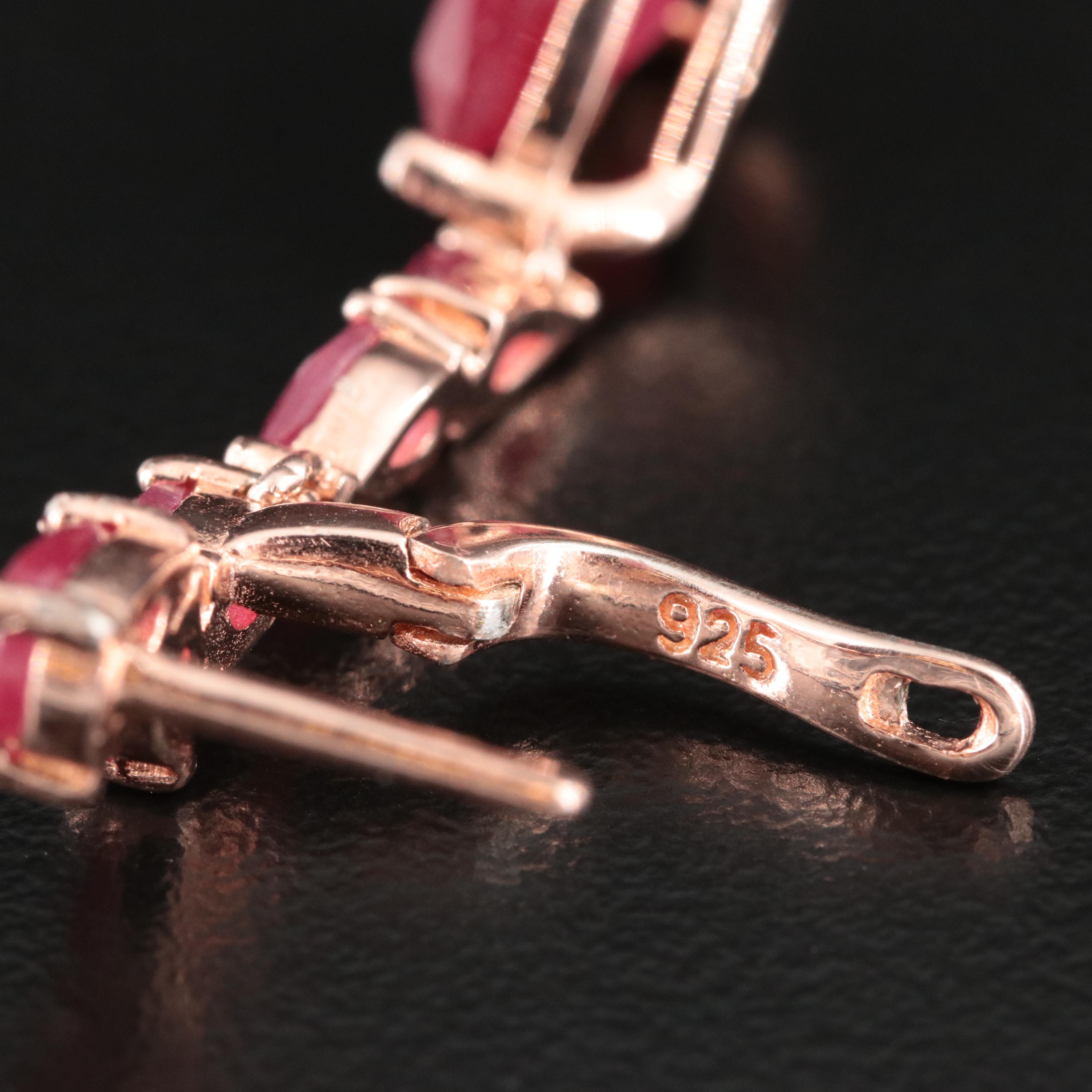 Sterling Filled Corundum Earrings