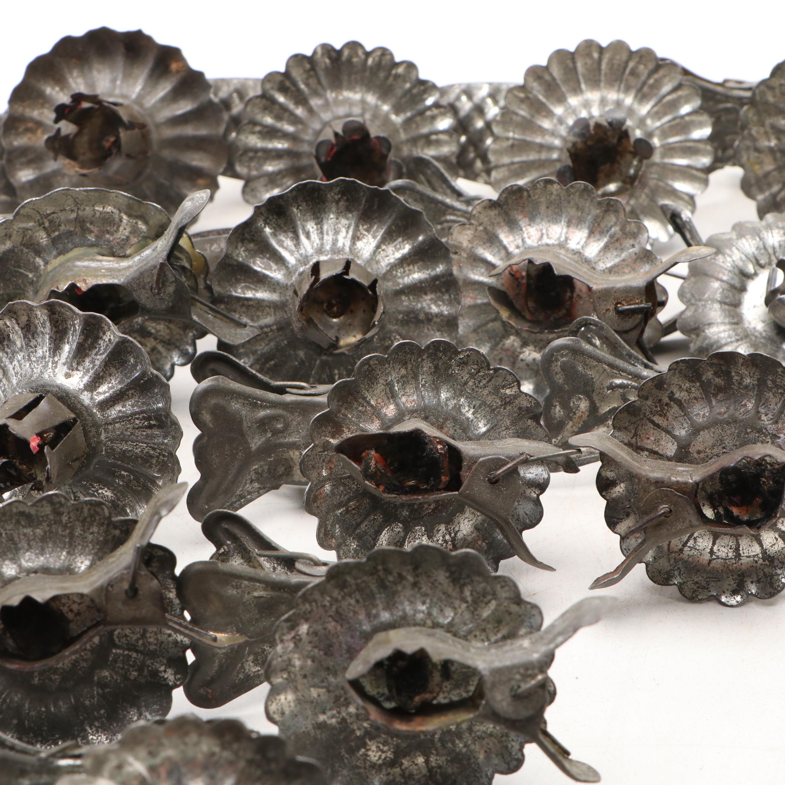 Metal Clip Christmas Tree Candle Holders