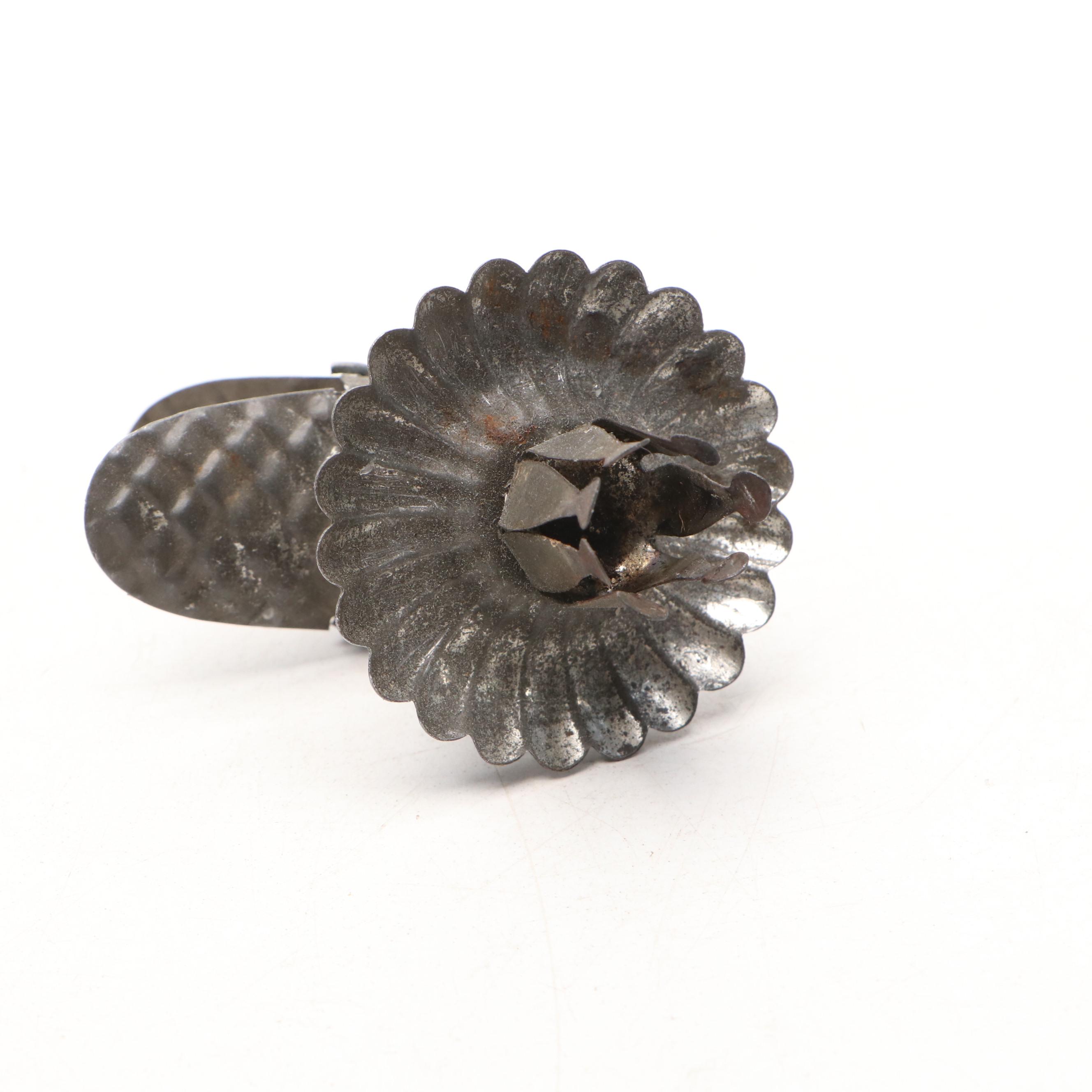 Metal Clip Christmas Tree Candle Holders