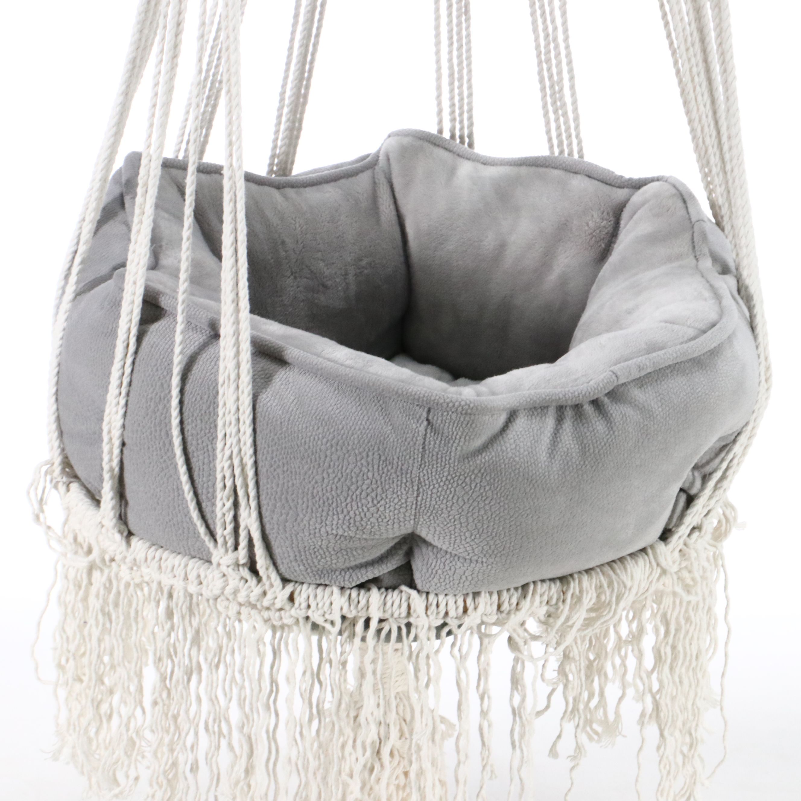 Macrame Suspended Fabric Pet Bed