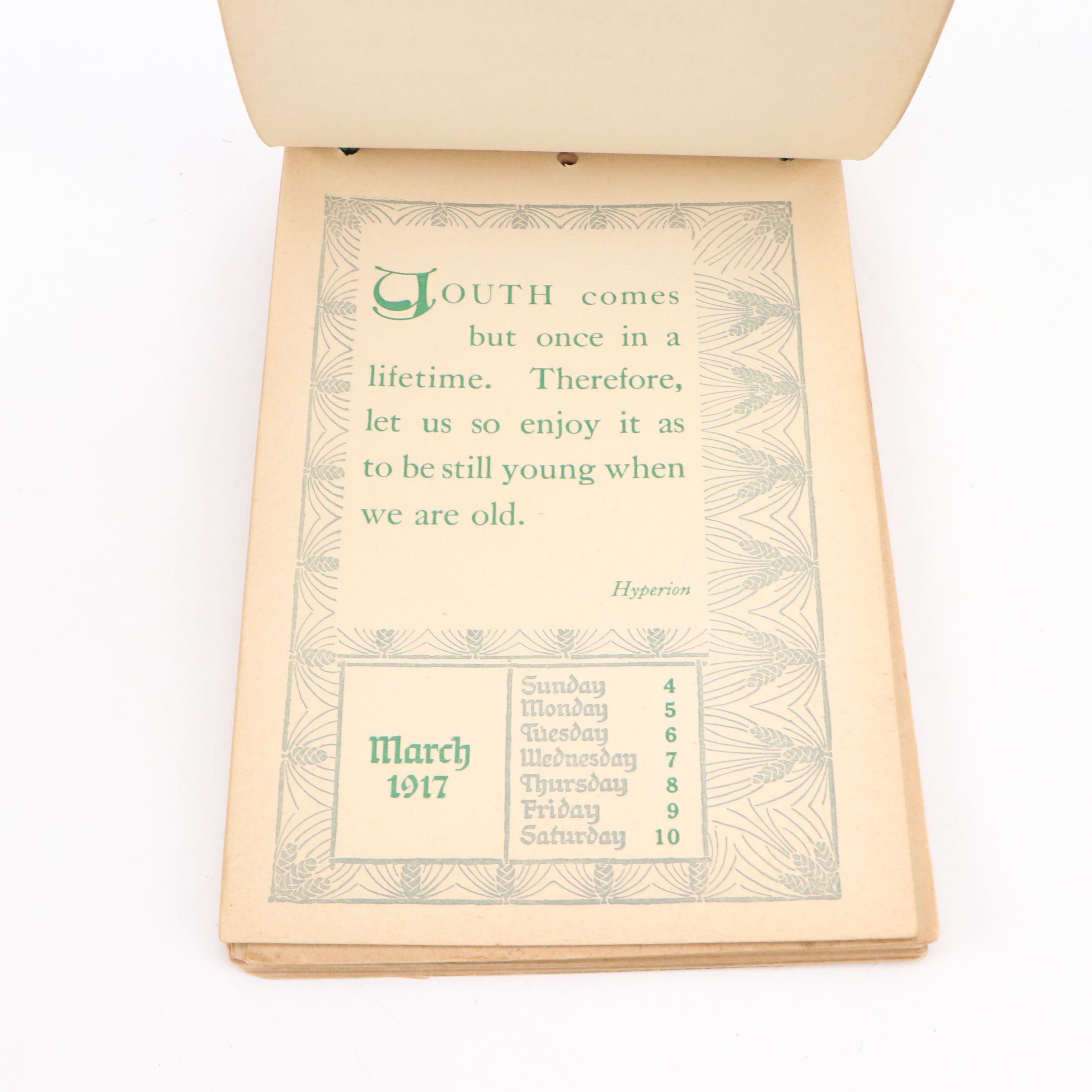 Sully & Kleinteich "Longfellow" and Other Calendars, Early 20th Century