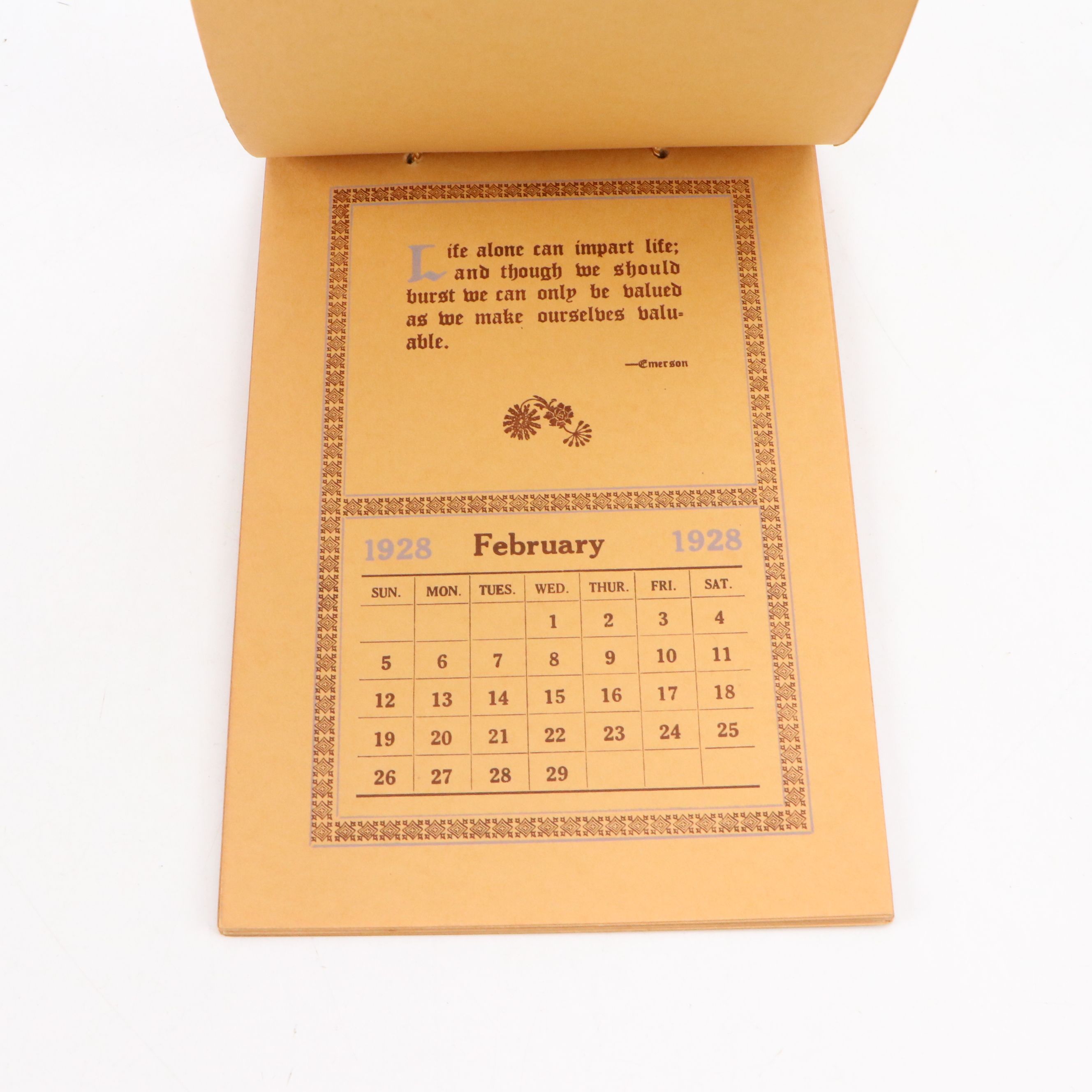 Sully & Kleinteich "Longfellow" and Other Calendars, Early 20th Century