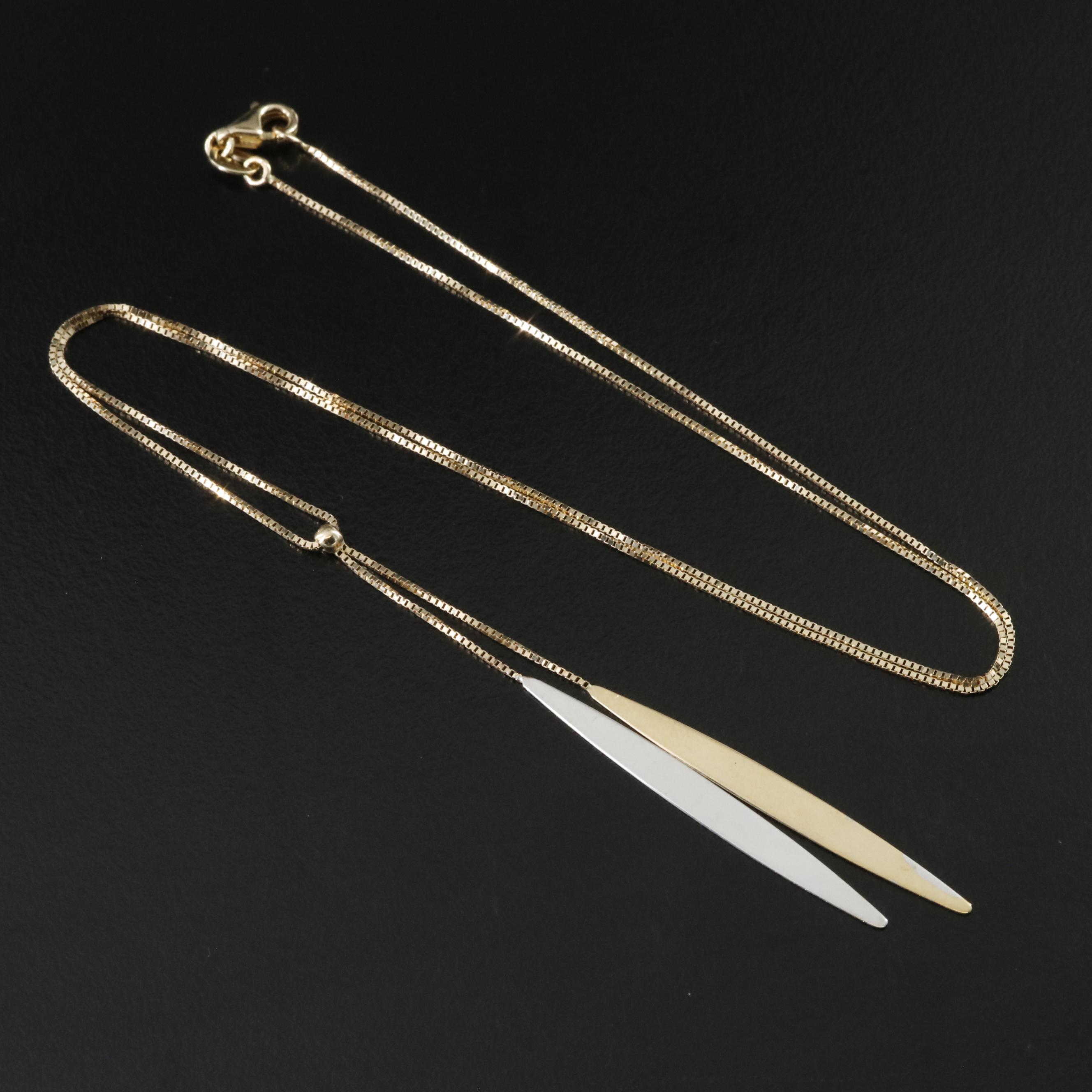 14K Two-Tone Necklace