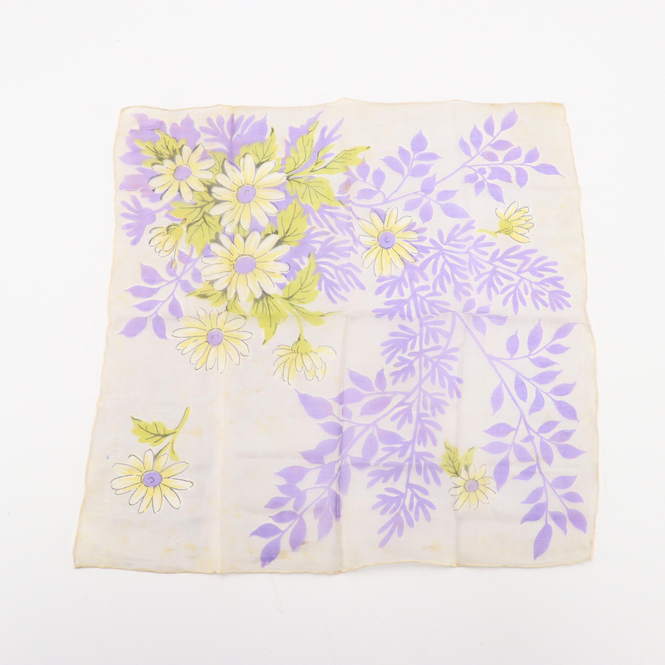 Vanette Creations Pink Silk Scarf with Other Printed Scarves, Gloves and More