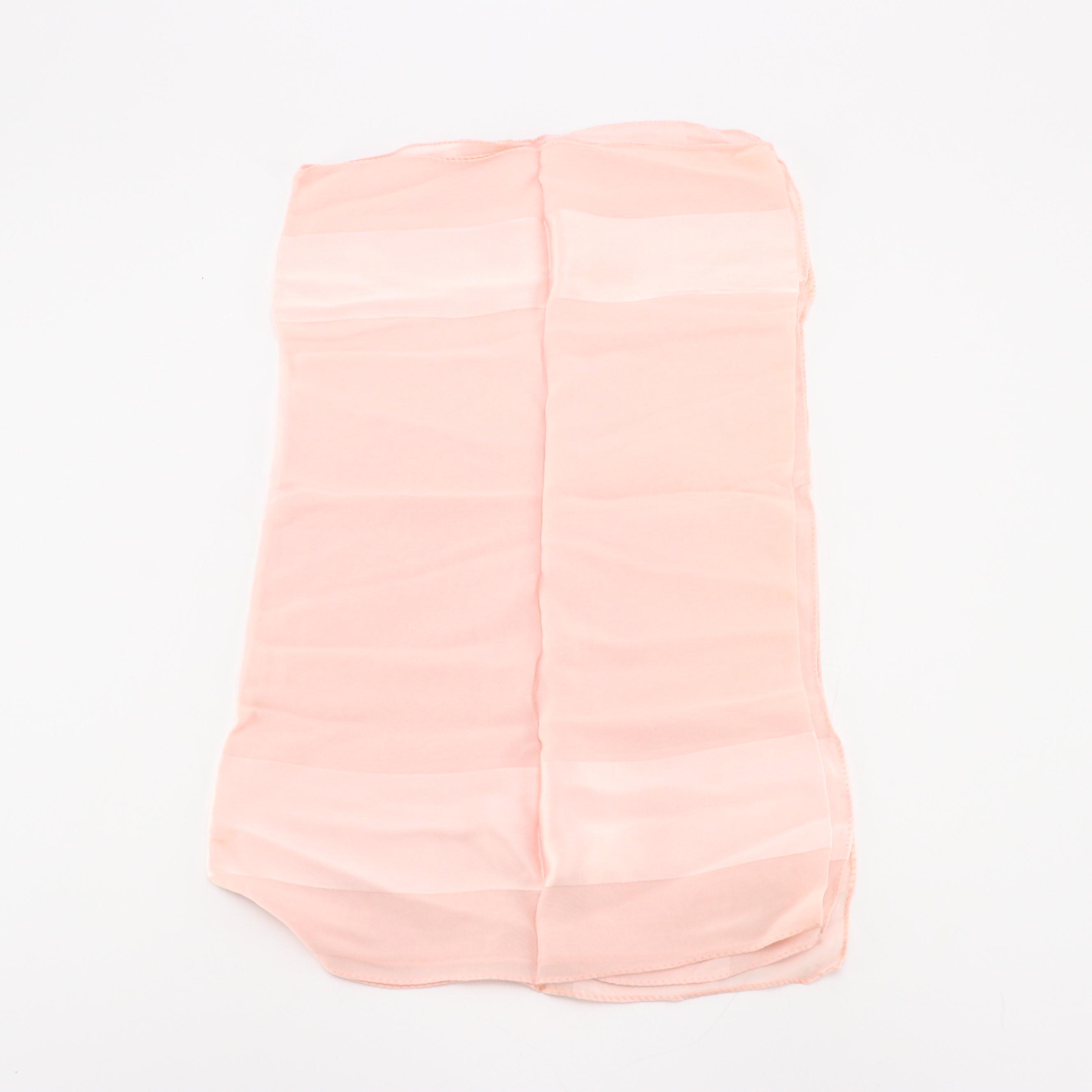 Vanette Creations Pink Silk Scarf with Other Printed Scarves, Gloves and More