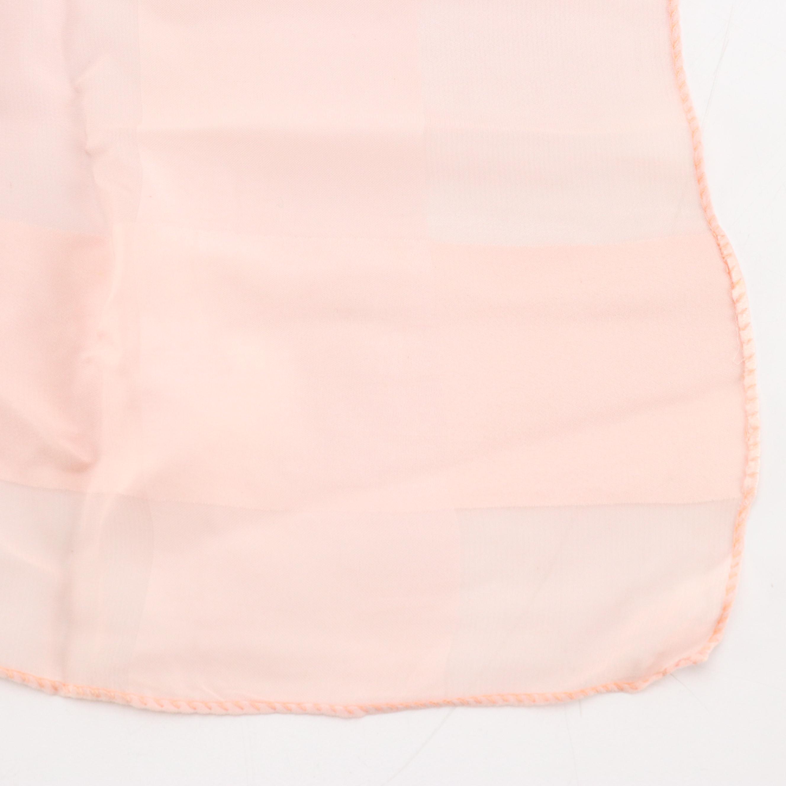 Vanette Creations Pink Silk Scarf with Other Printed Scarves, Gloves and More