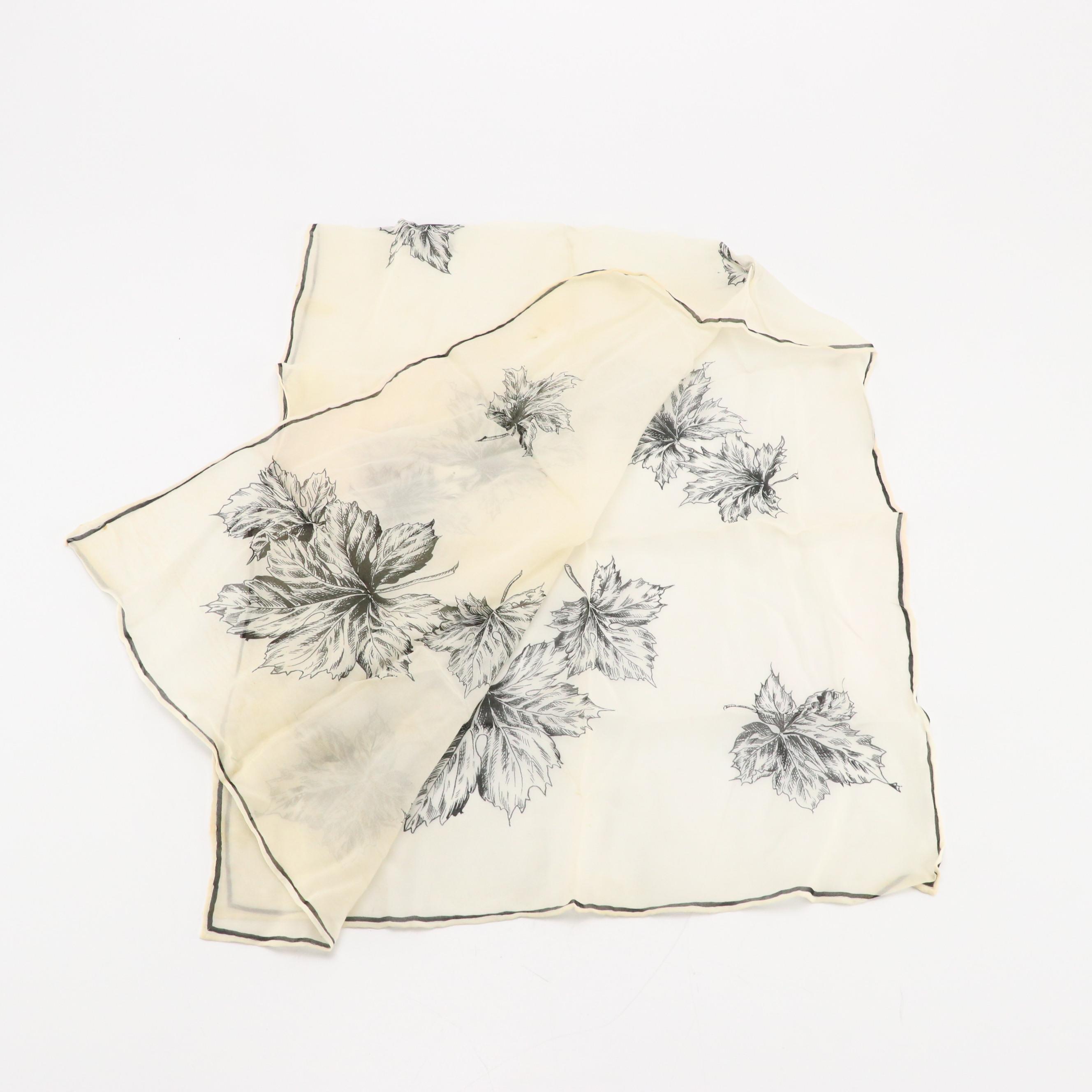 Vanette Creations Pink Silk Scarf with Other Printed Scarves, Gloves and More