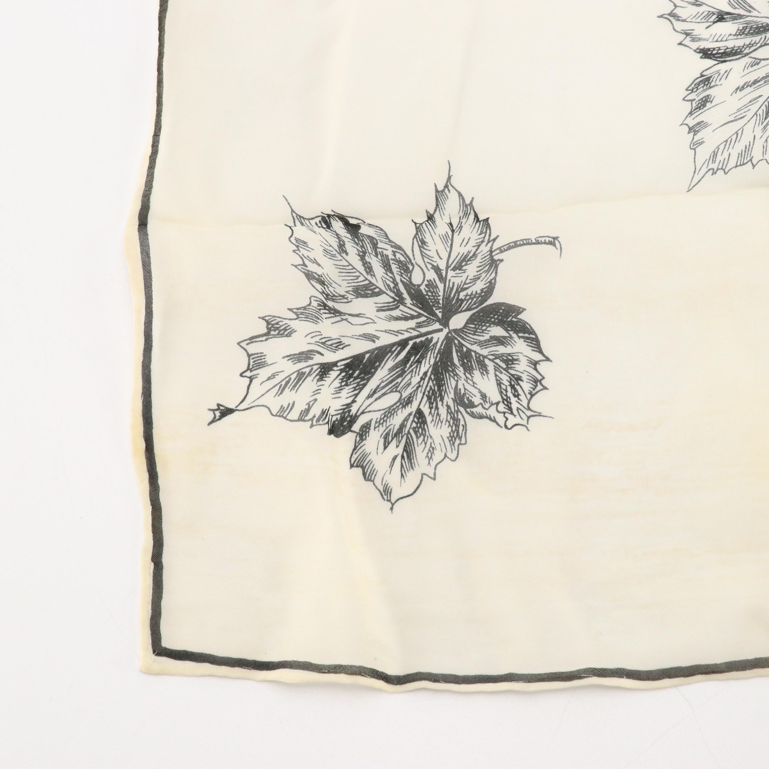 Vanette Creations Pink Silk Scarf with Other Printed Scarves, Gloves and More