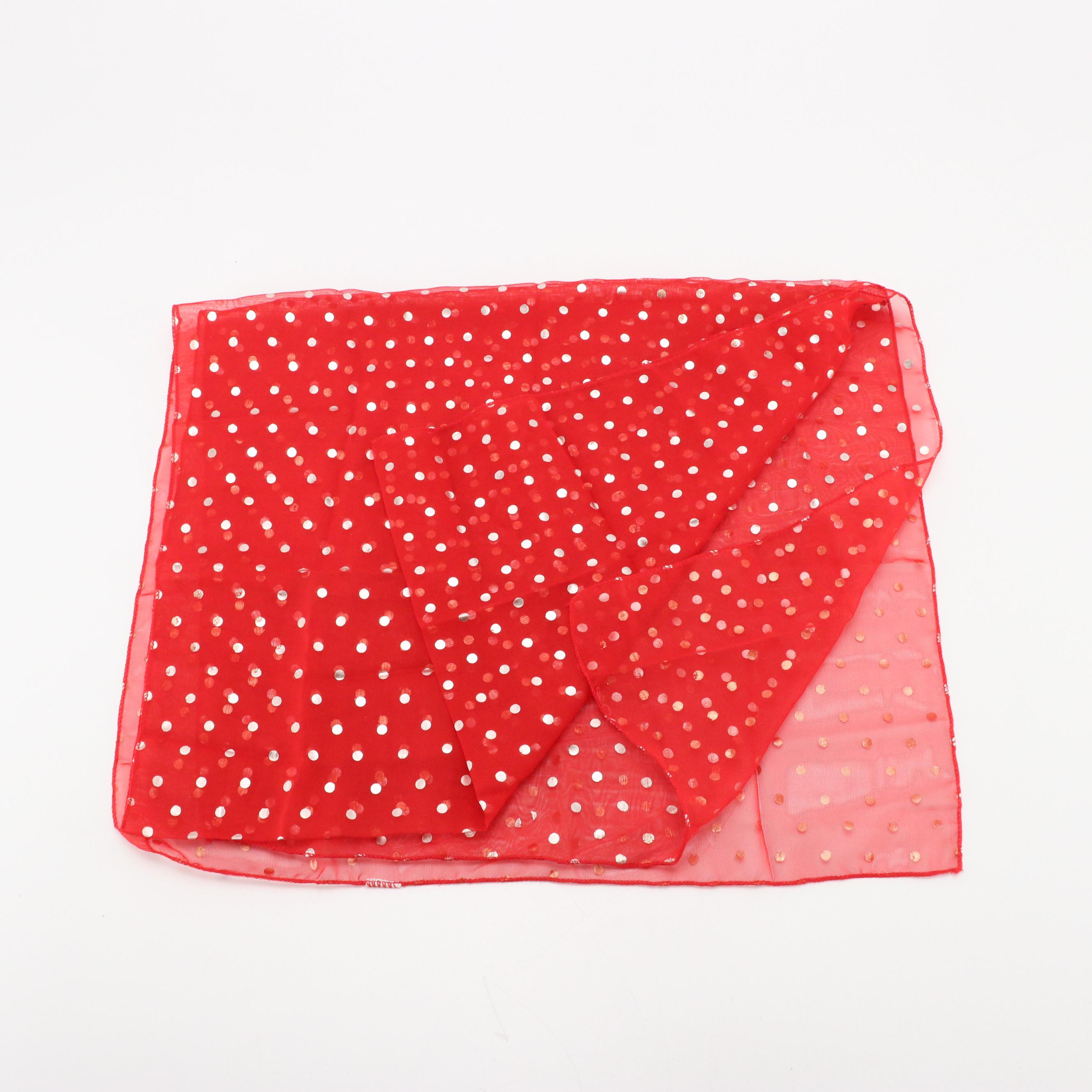 Vanette Creations Pink Silk Scarf with Other Printed Scarves, Gloves and More