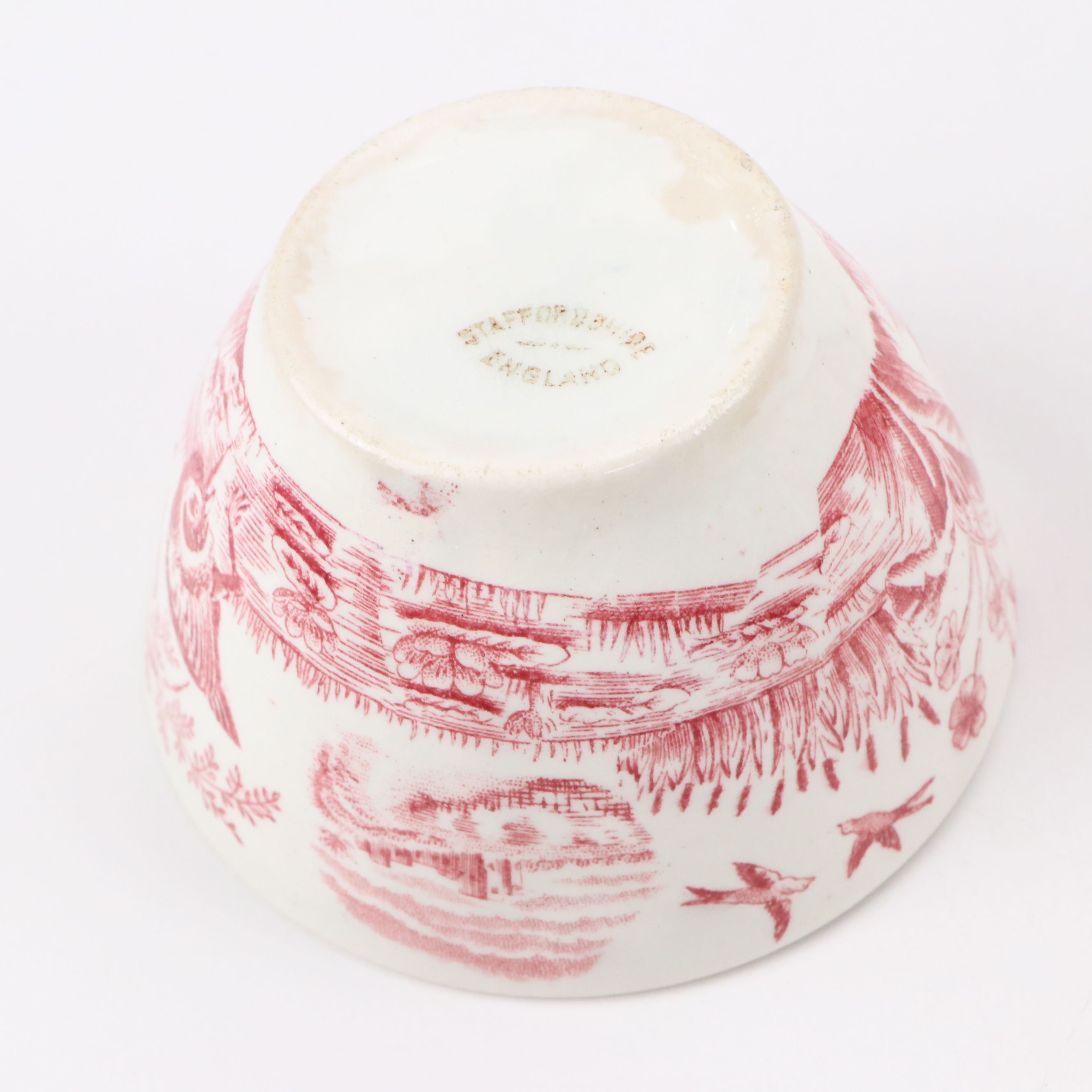 Charles Allerton & Sons Staffordshire "Water Hen" Children's Transferware Set