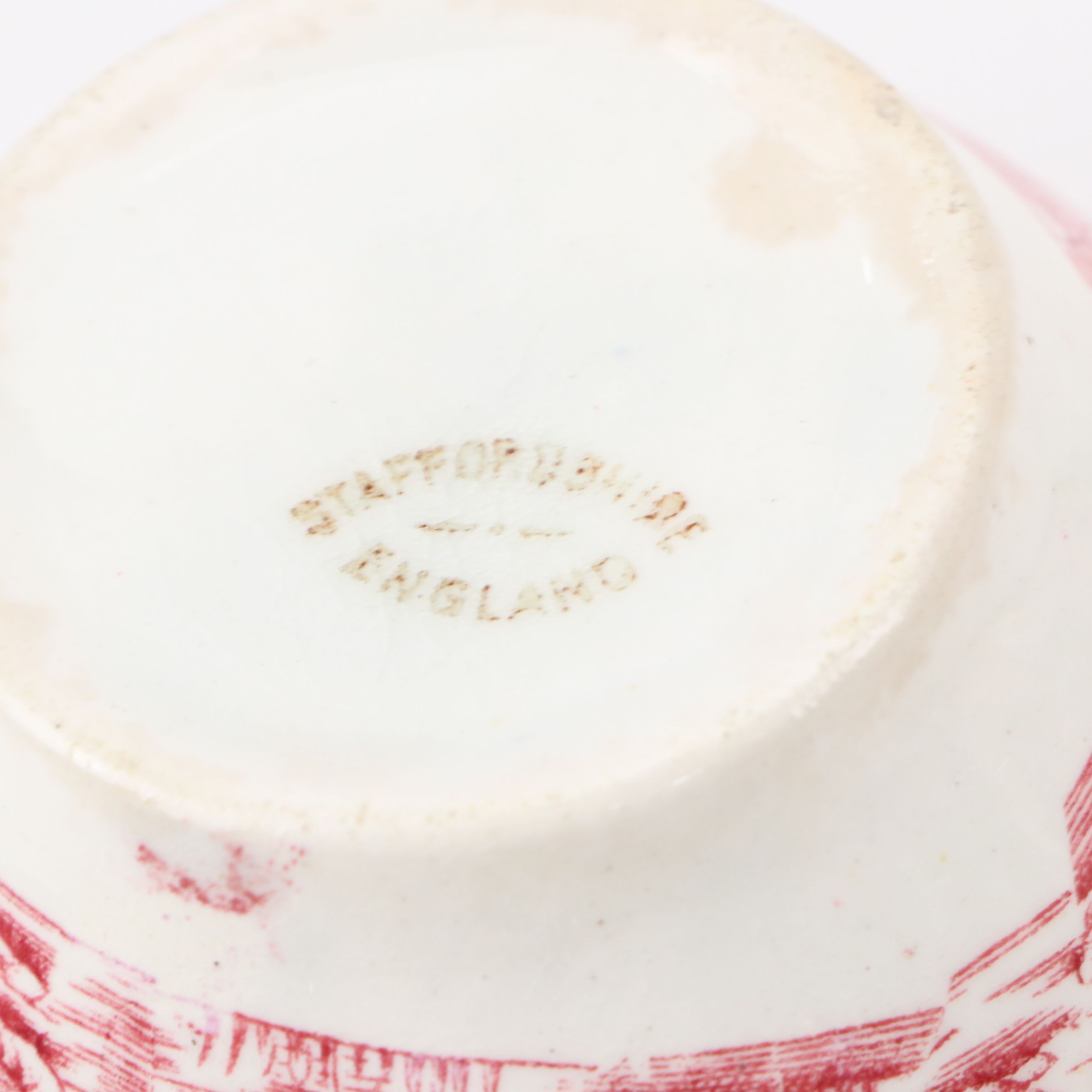 Charles Allerton & Sons Staffordshire "Water Hen" Children's Transferware Set