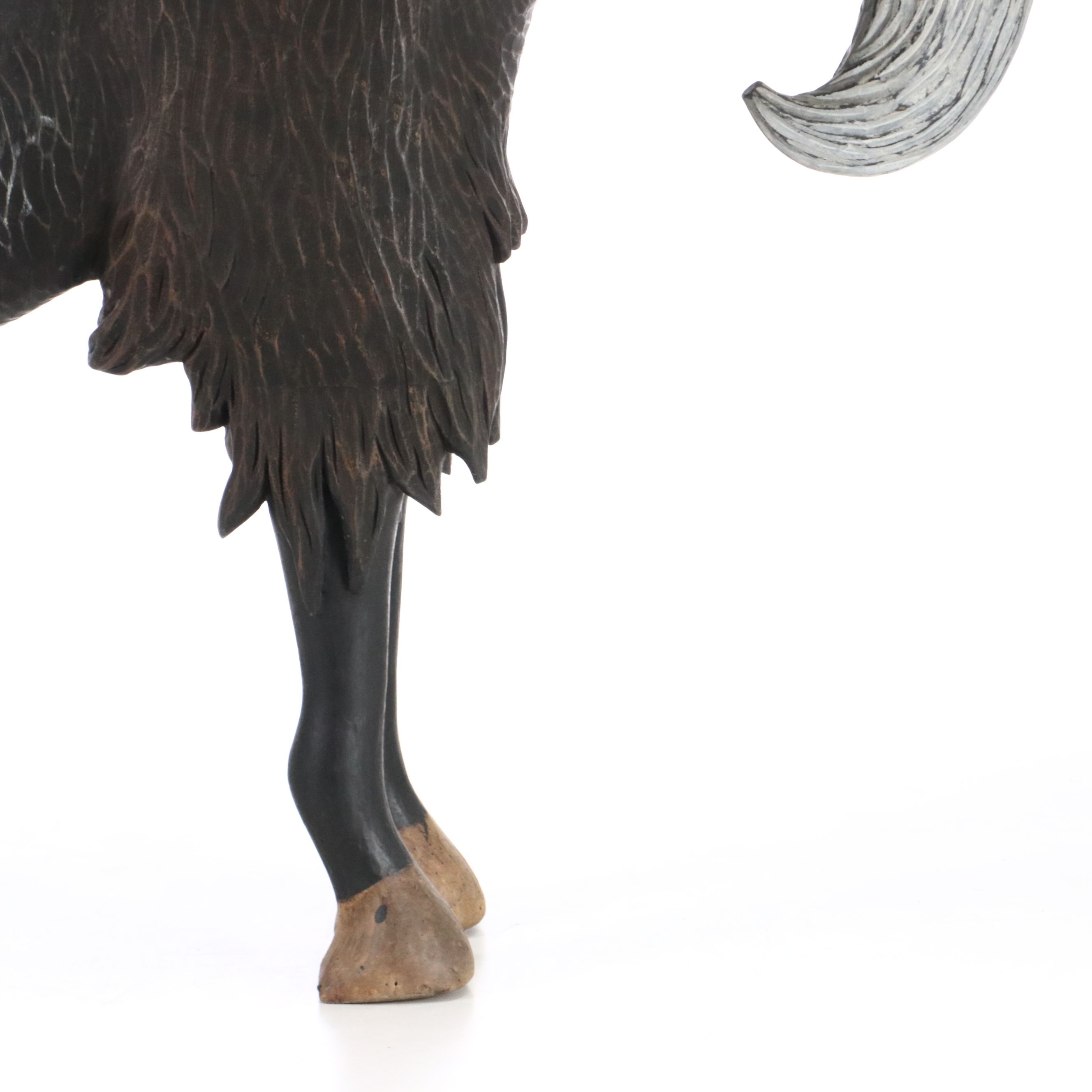 Life Size Folk Art Sculpture of Goat