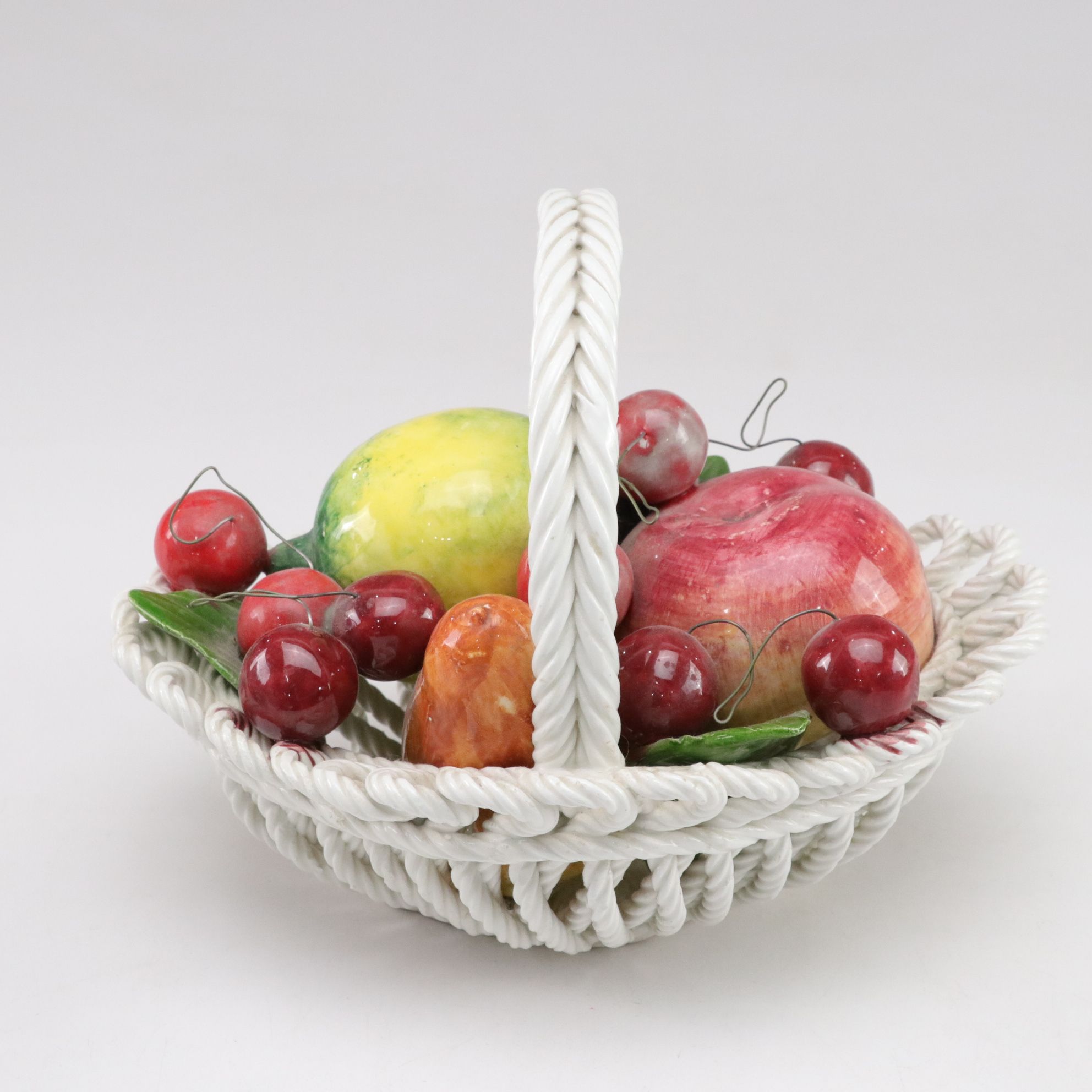 Capodimonte Fruit Basket, Floral Arrangement & More